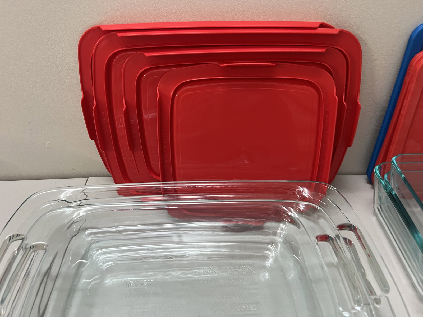 (7) Pyrex Baking Dishes with Lids - 4