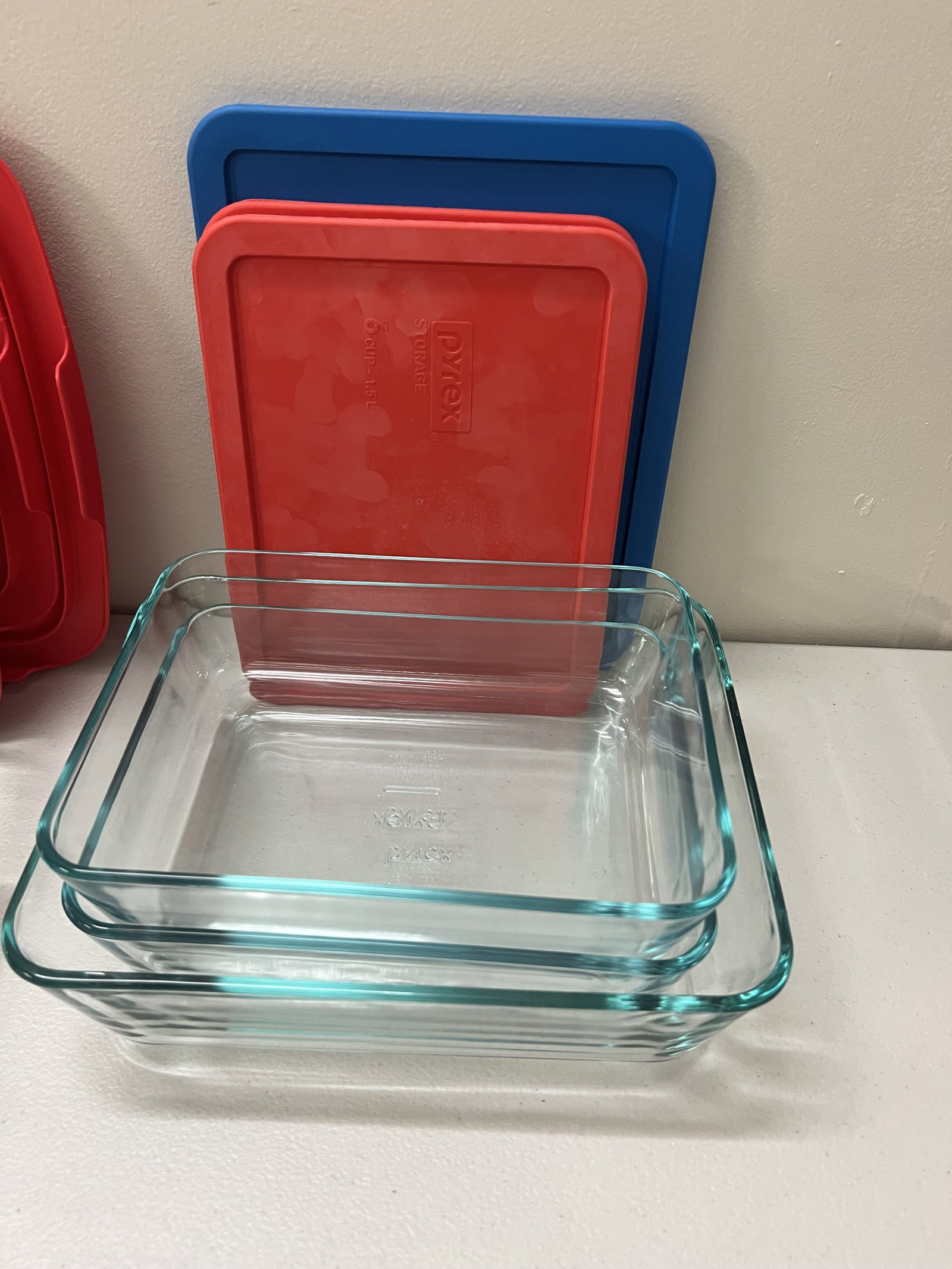 (7) Pyrex Baking Dishes with Lids - 5