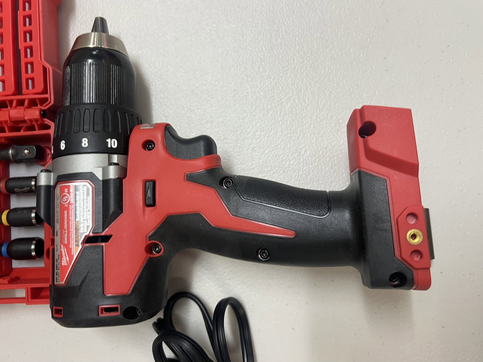 Milwaukee Brushless Cordless Drill Extra Batteries - 7