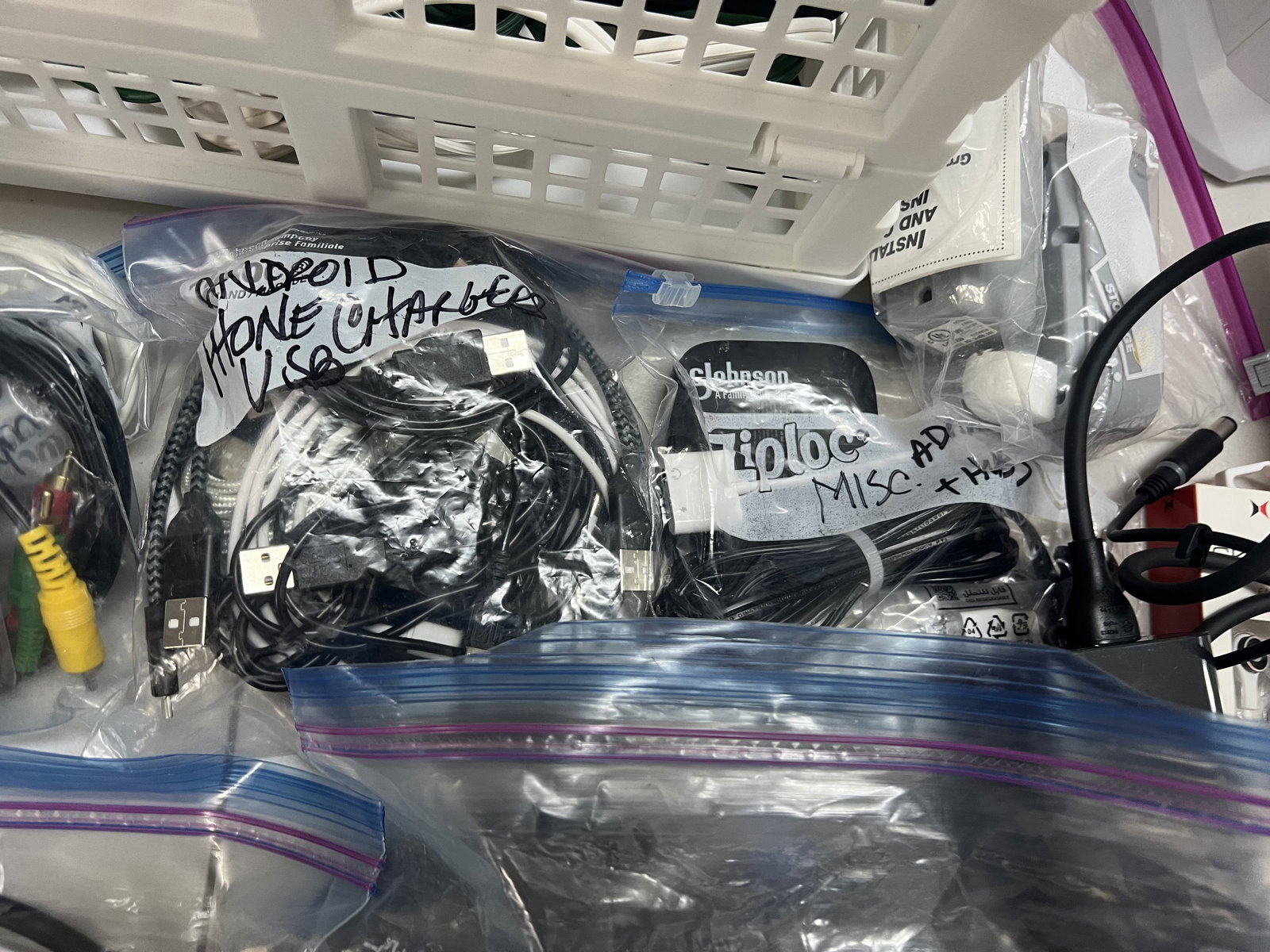 Huge Lot of Cords and Chargers - 11