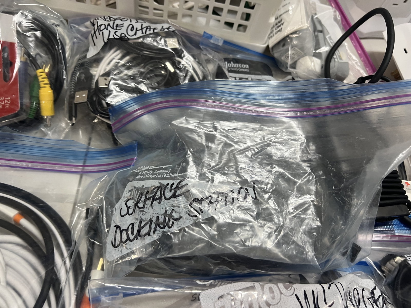 Huge Lot of Cords and Chargers - 12