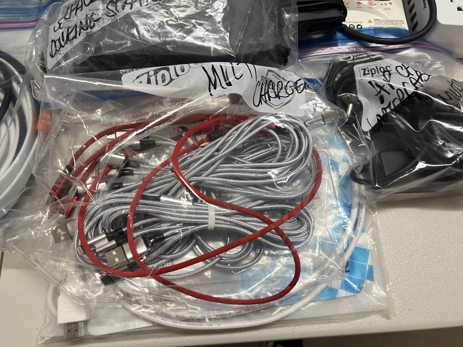 Huge Lot of Cords and Chargers - 13