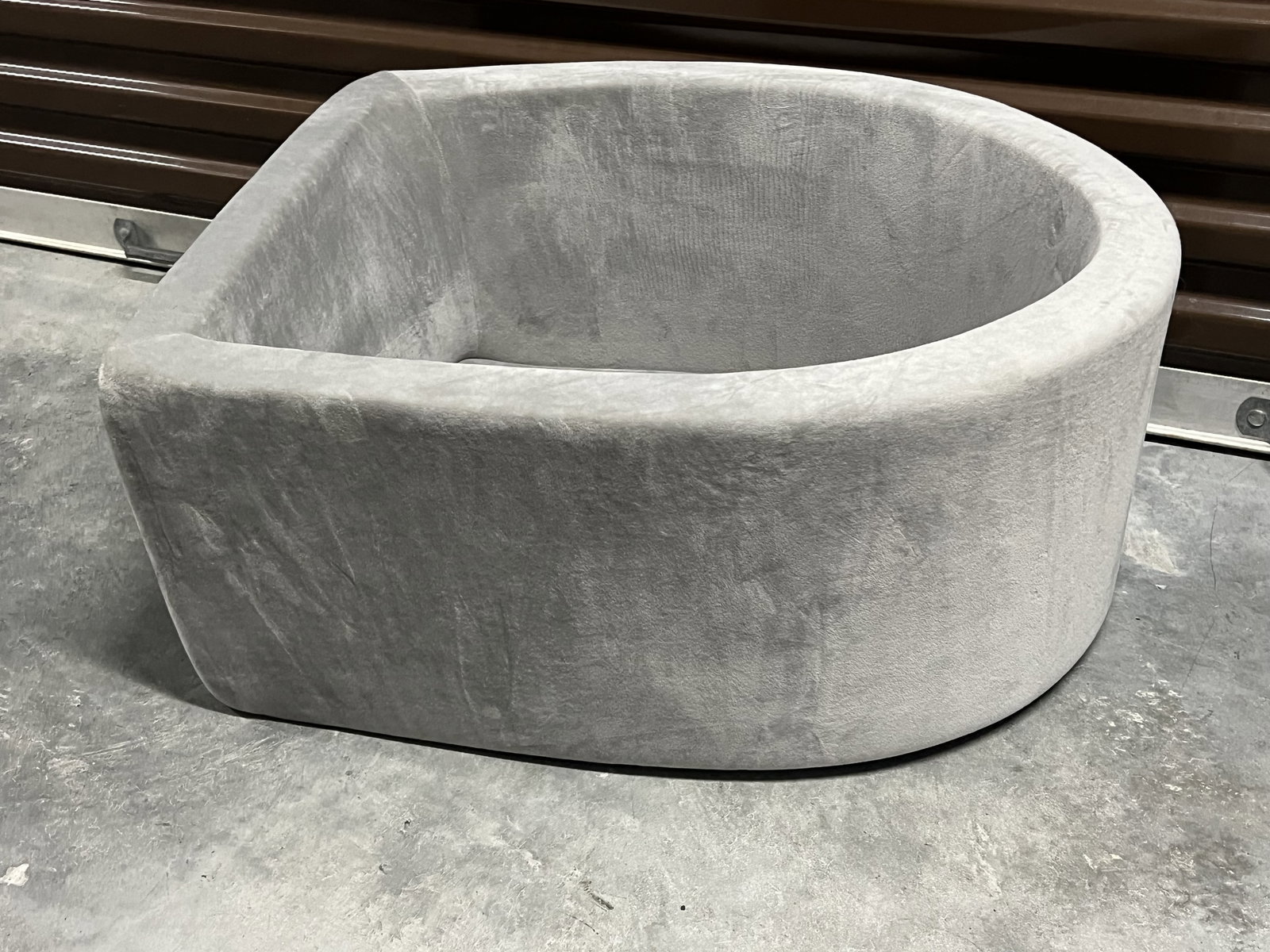 Small Gray Foam Ball Pit for Pets - 3