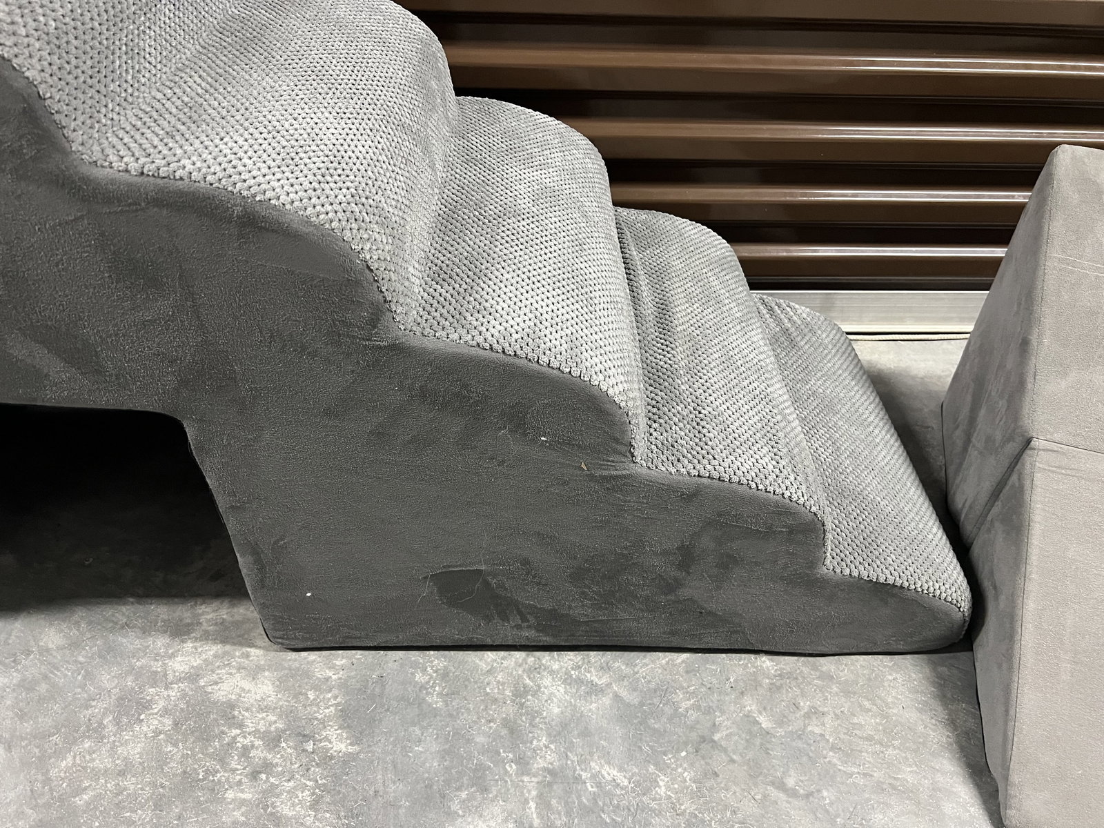 Extra XL Gray Dog Pet Stairs - 4