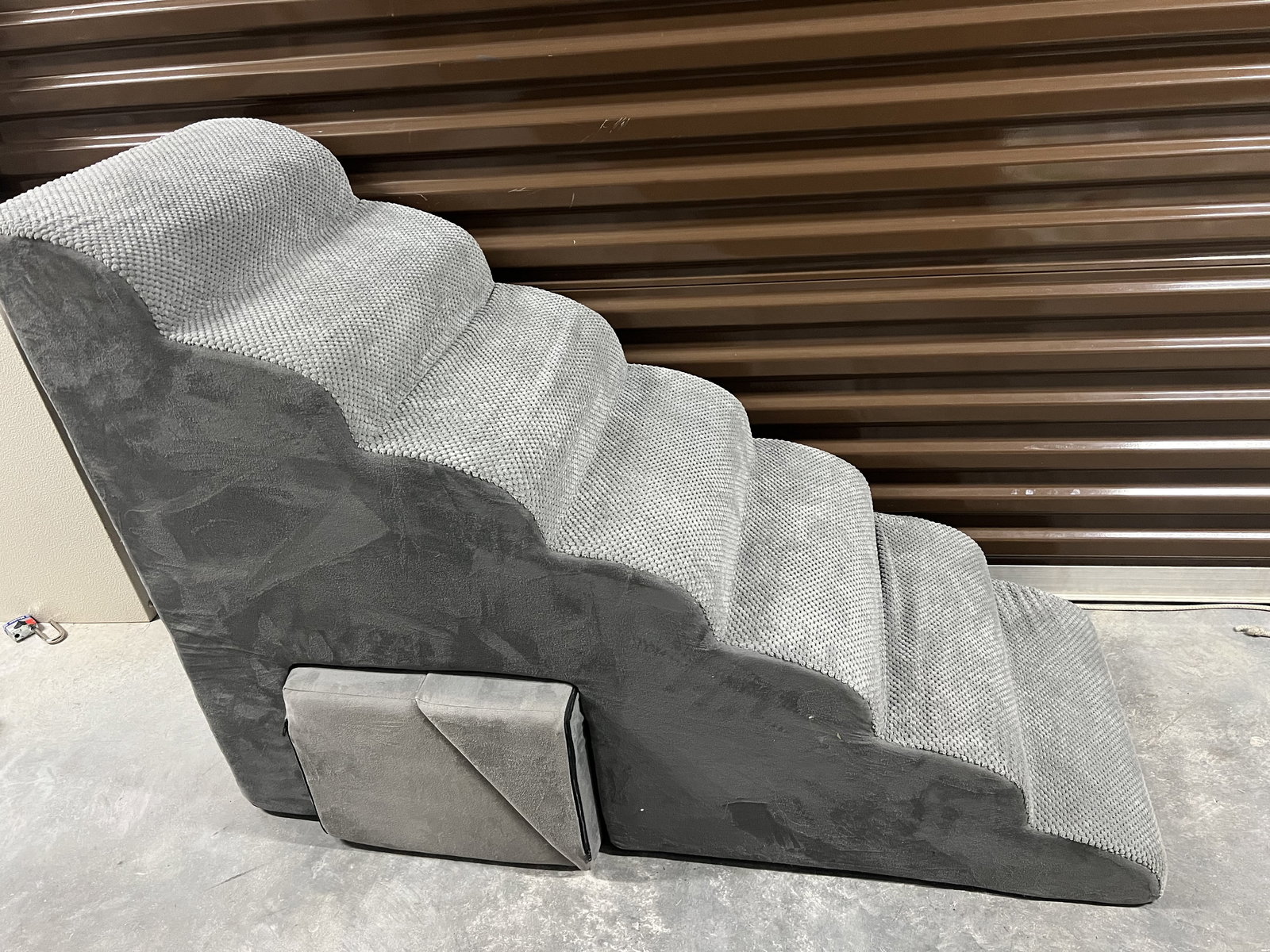 Extra XL Gray Dog Pet Stairs - 7