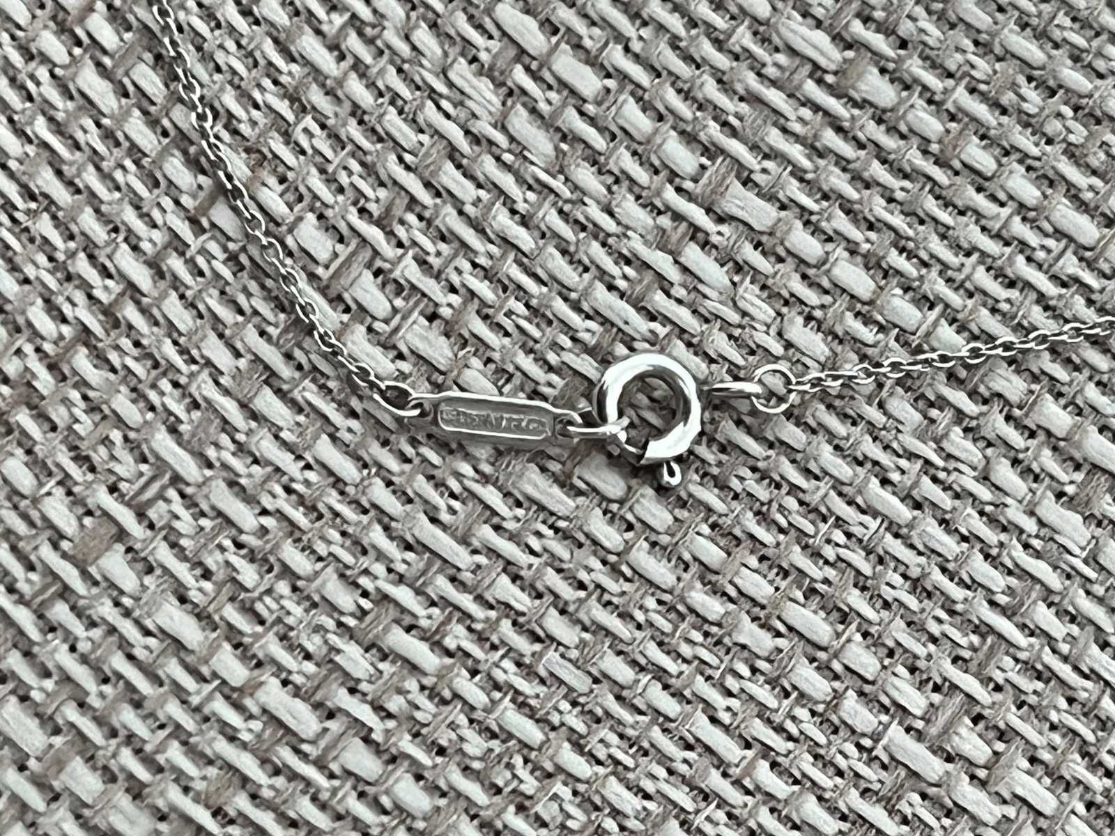 Tiffany & Co Sterling Silver Tiffany and Co Heart Key Necklace - 5