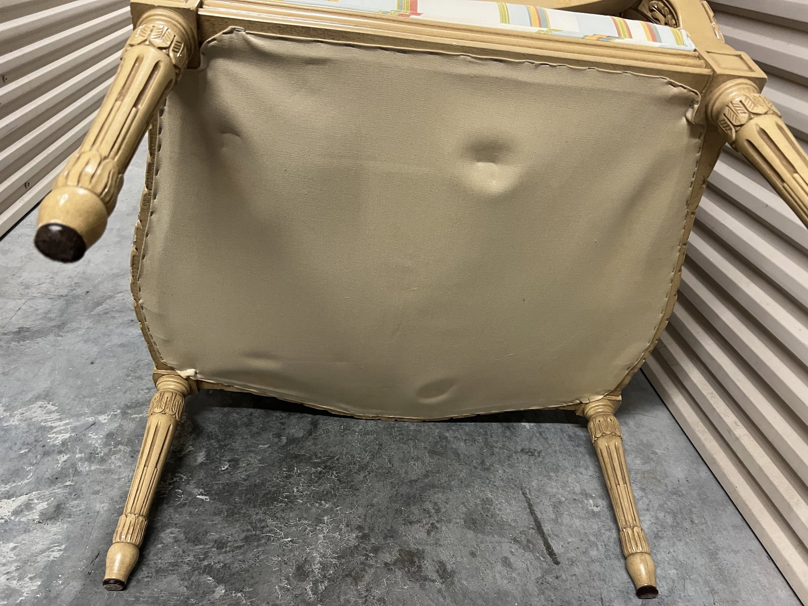 Pair of Large French Style Upholstered Chairs - 7