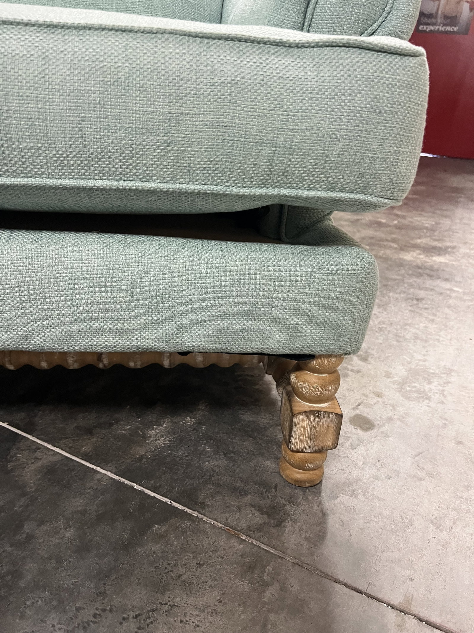 Large Coastal Blue Arm Chair - 4
