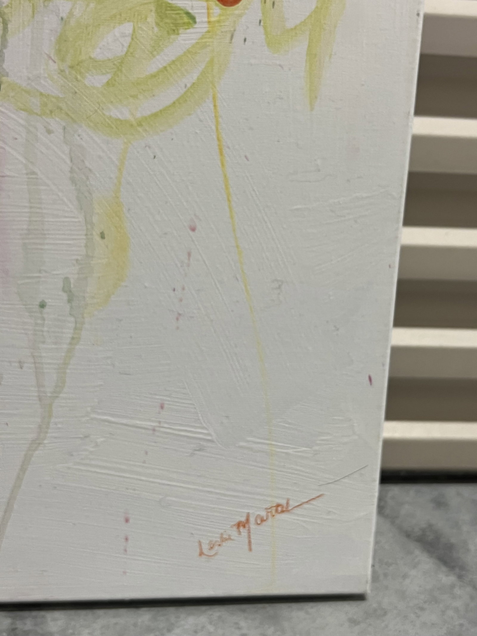Leslie Martel Original Oil on Canvas Painting - 2
