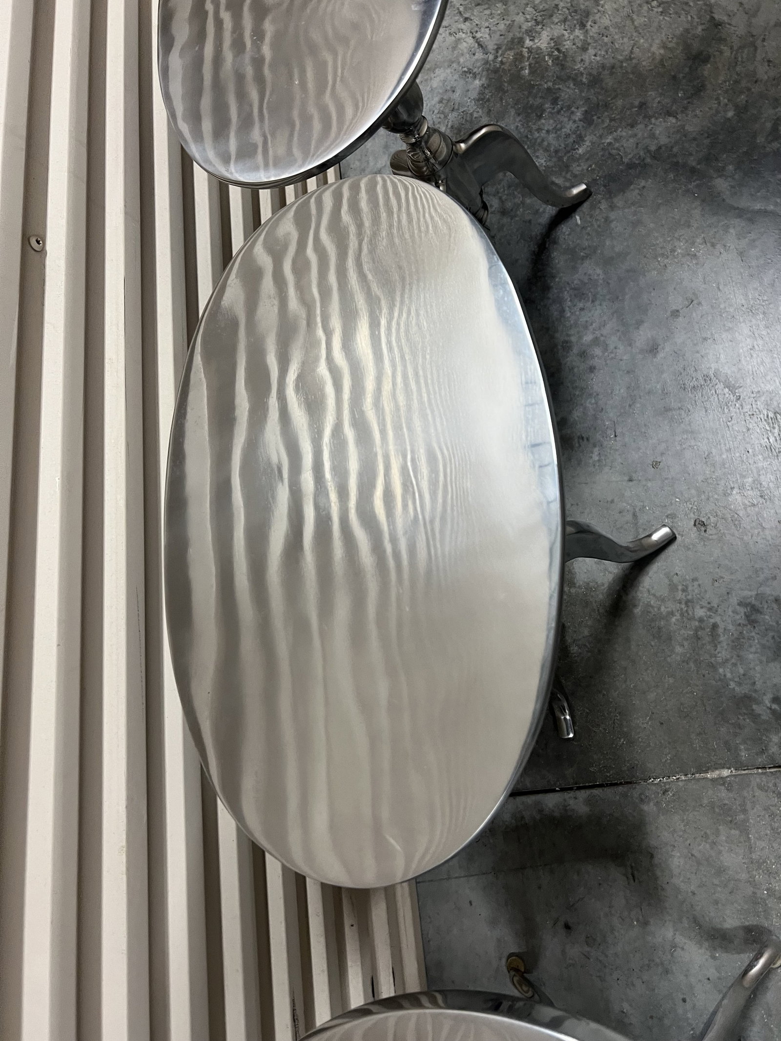 (3) Aluminum Style Side Tables - 5