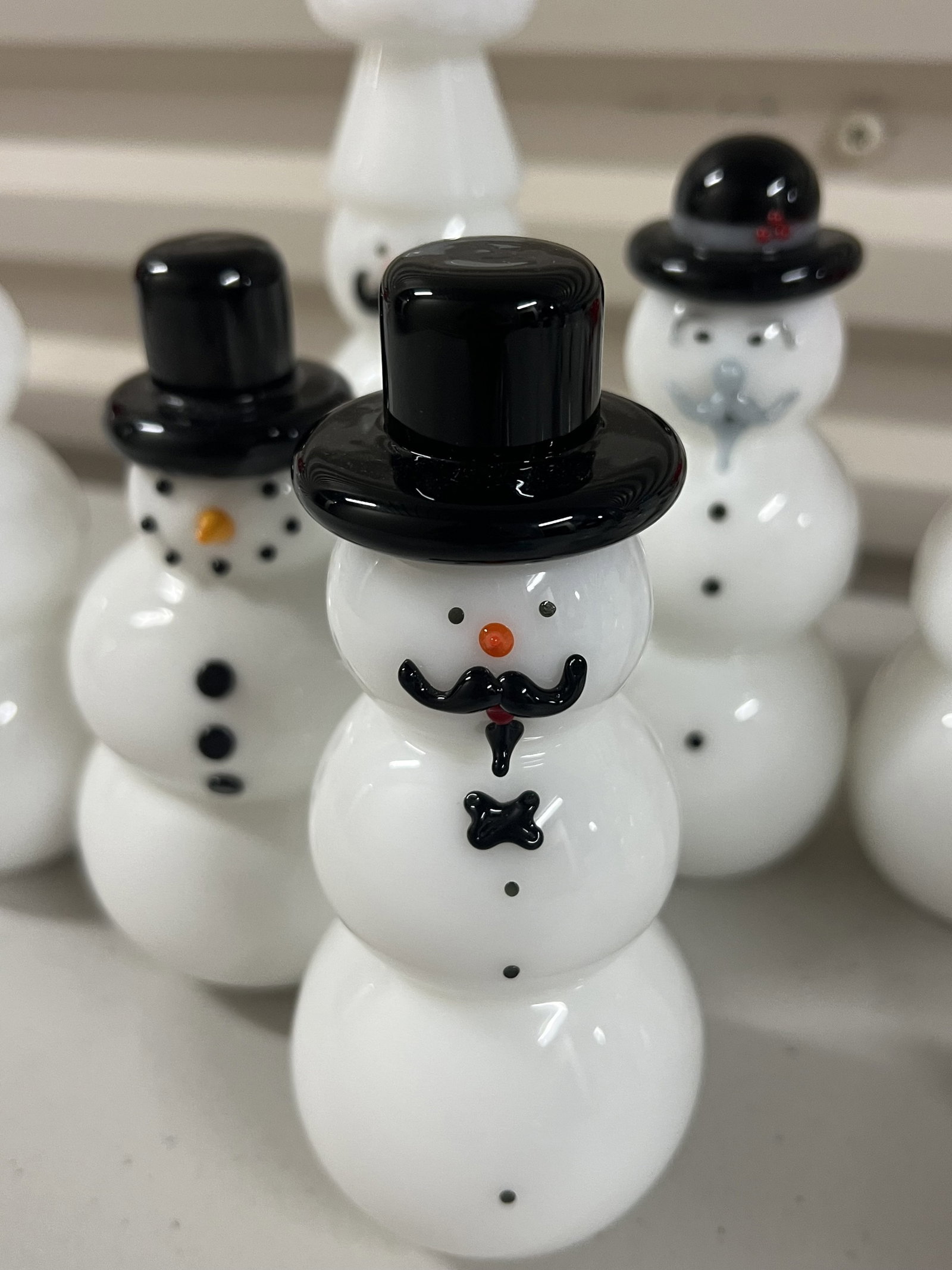 Art Glass Snowman Collection - 10