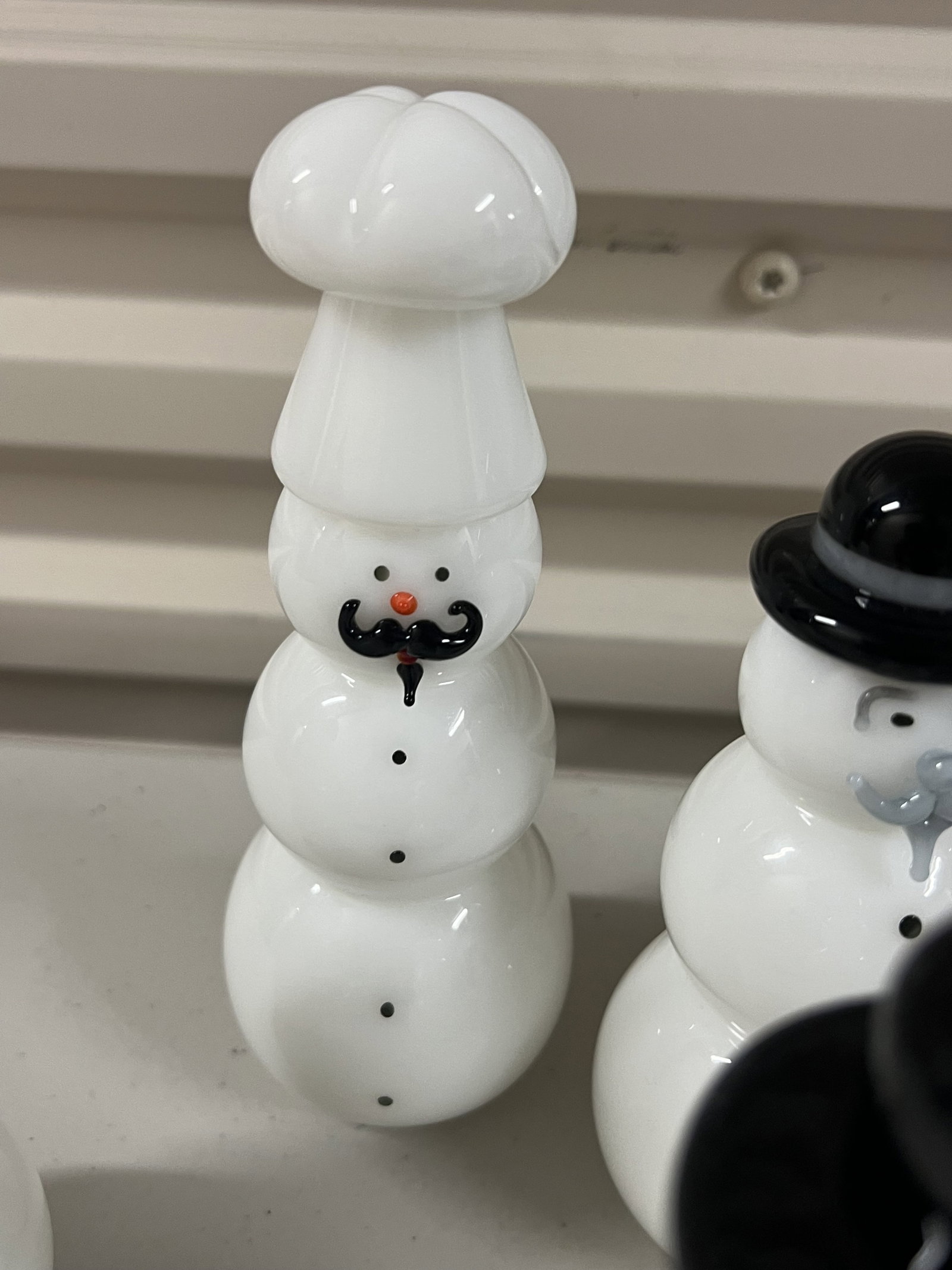 Art Glass Snowman Collection - 12
