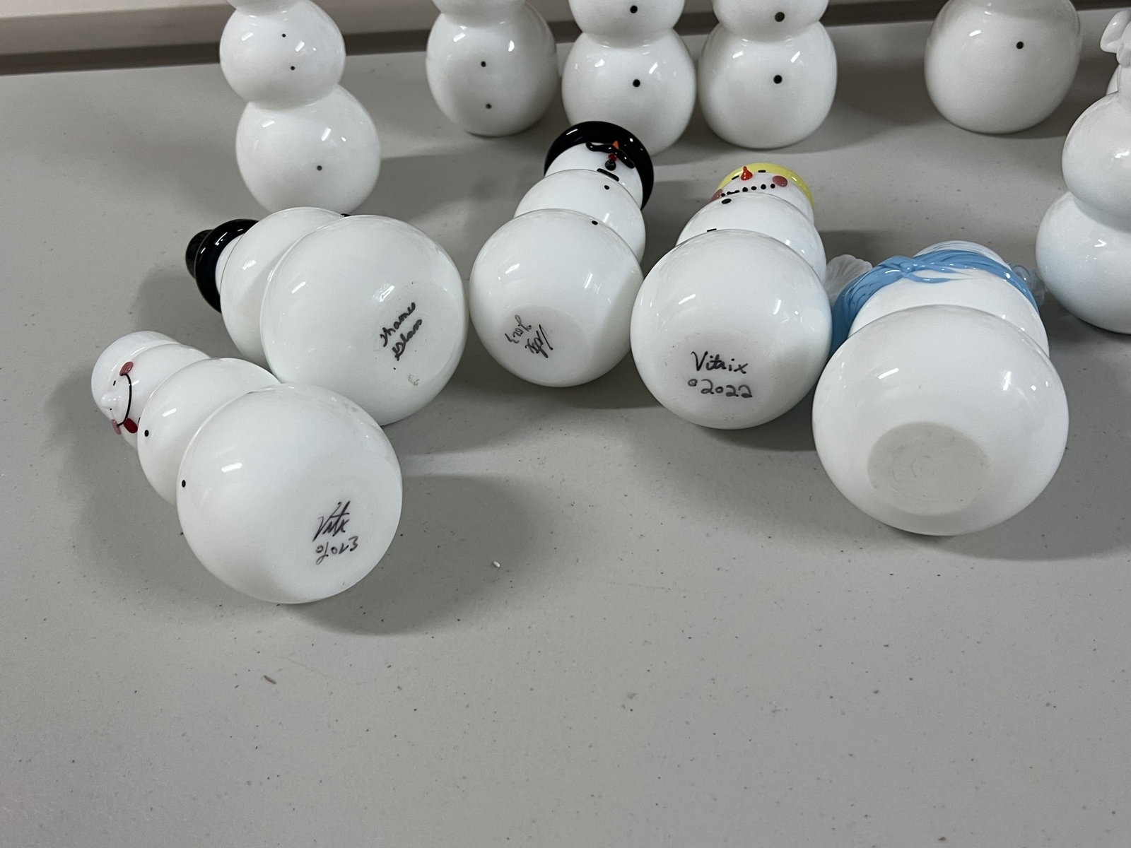 Art Glass Snowman Collection - 13
