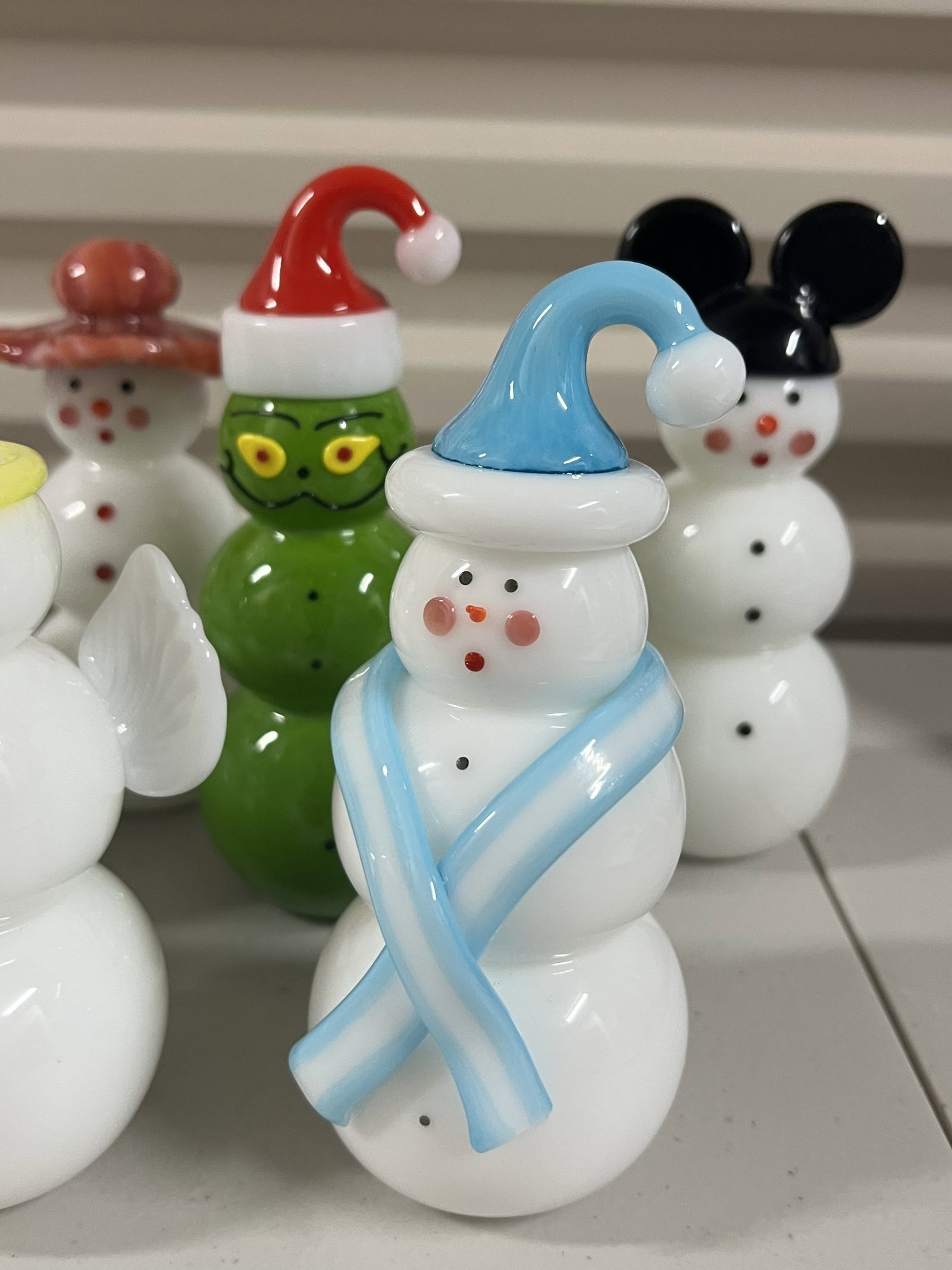 Art Glass Snowman Collection - 2