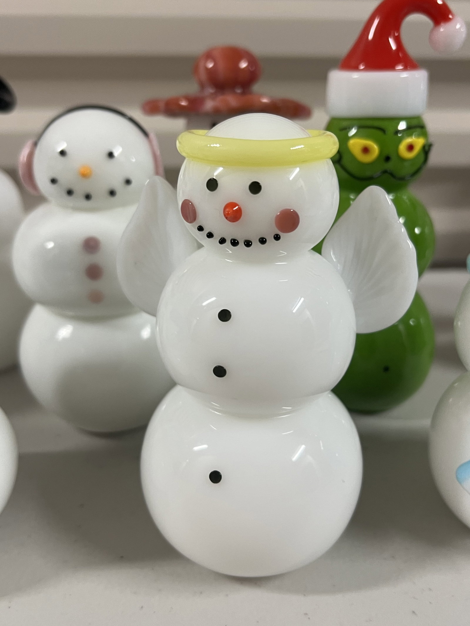 Art Glass Snowman Collection - 4