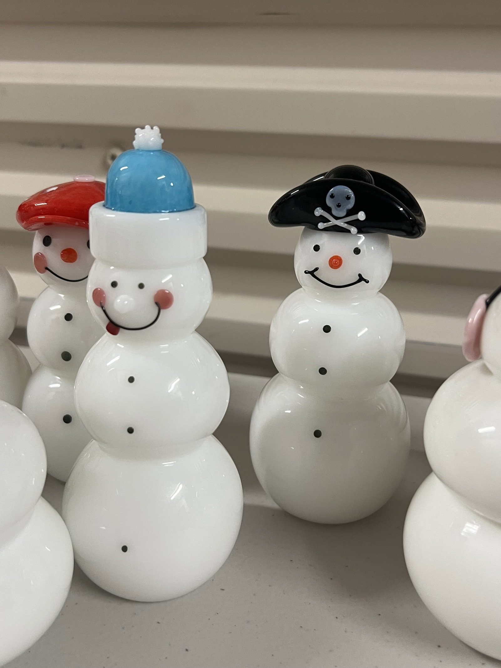 Art Glass Snowman Collection - 8