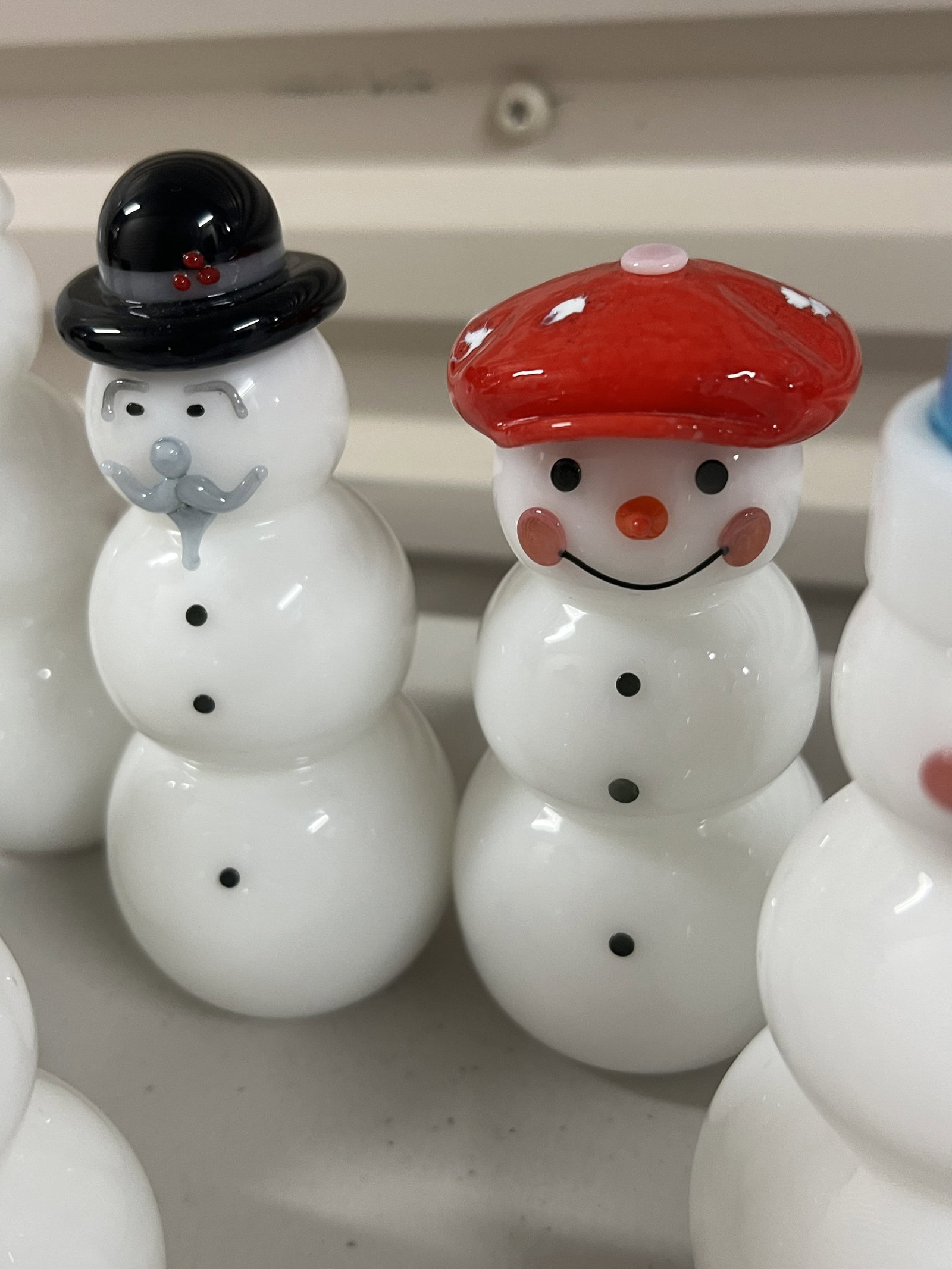 Art Glass Snowman Collection - 9