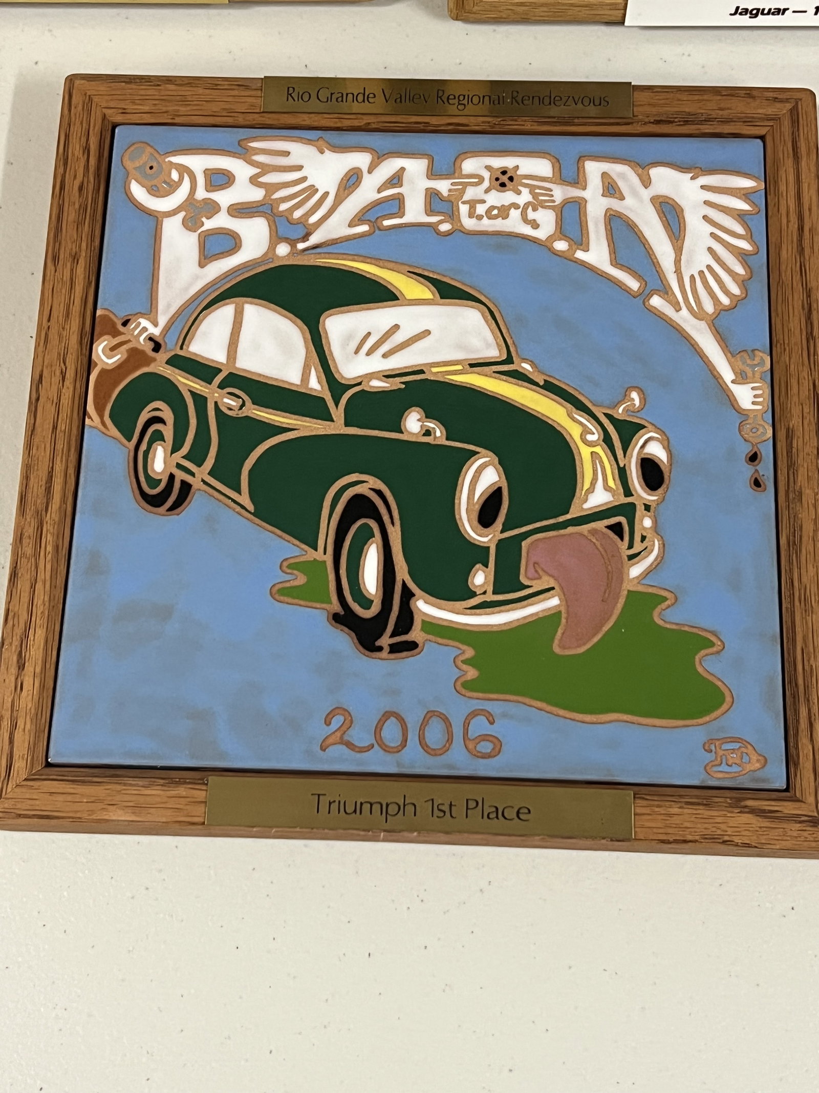Collectible Car Jaguar Tiles - 2