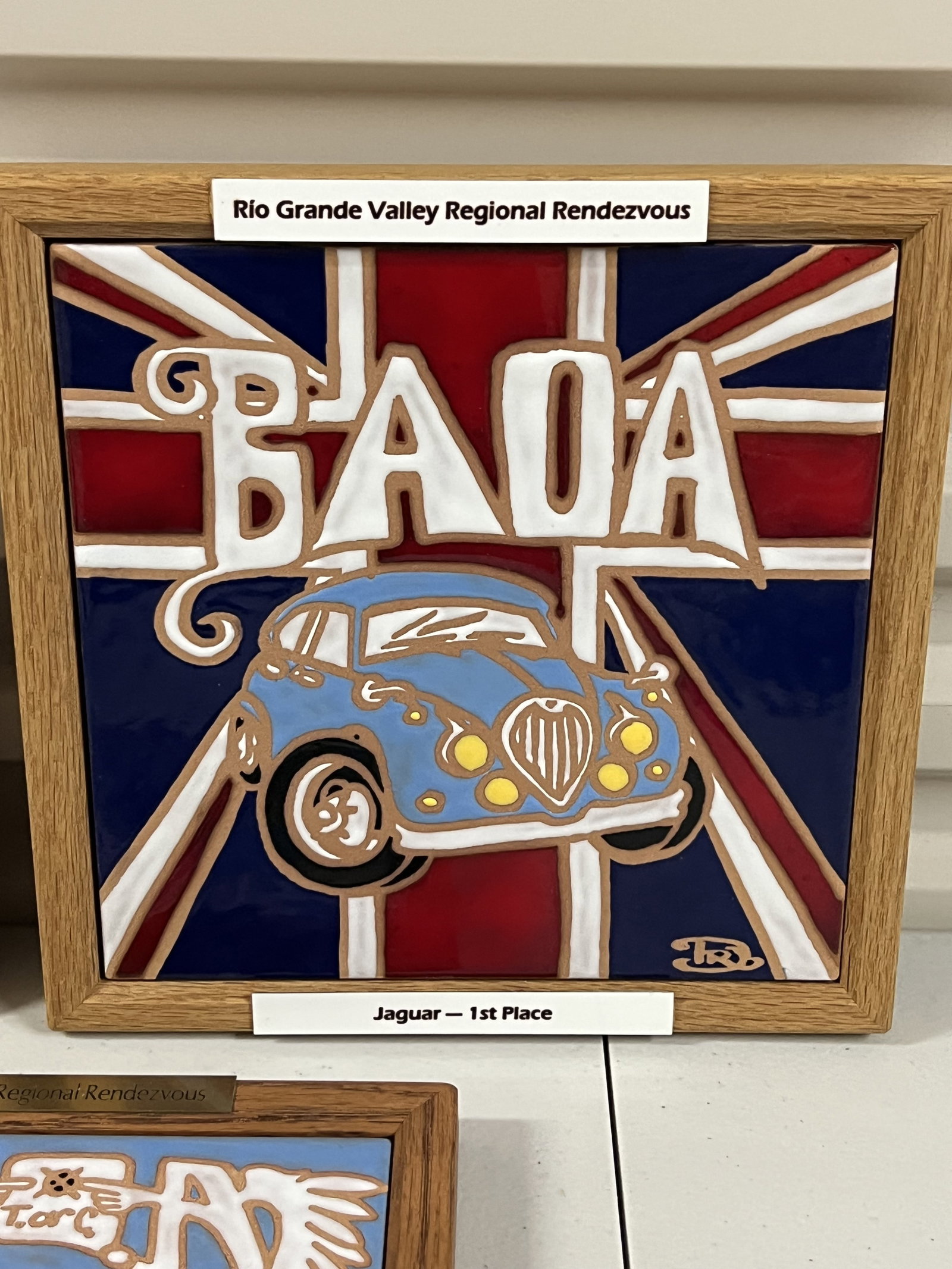 Collectible Car Jaguar Tiles - 3