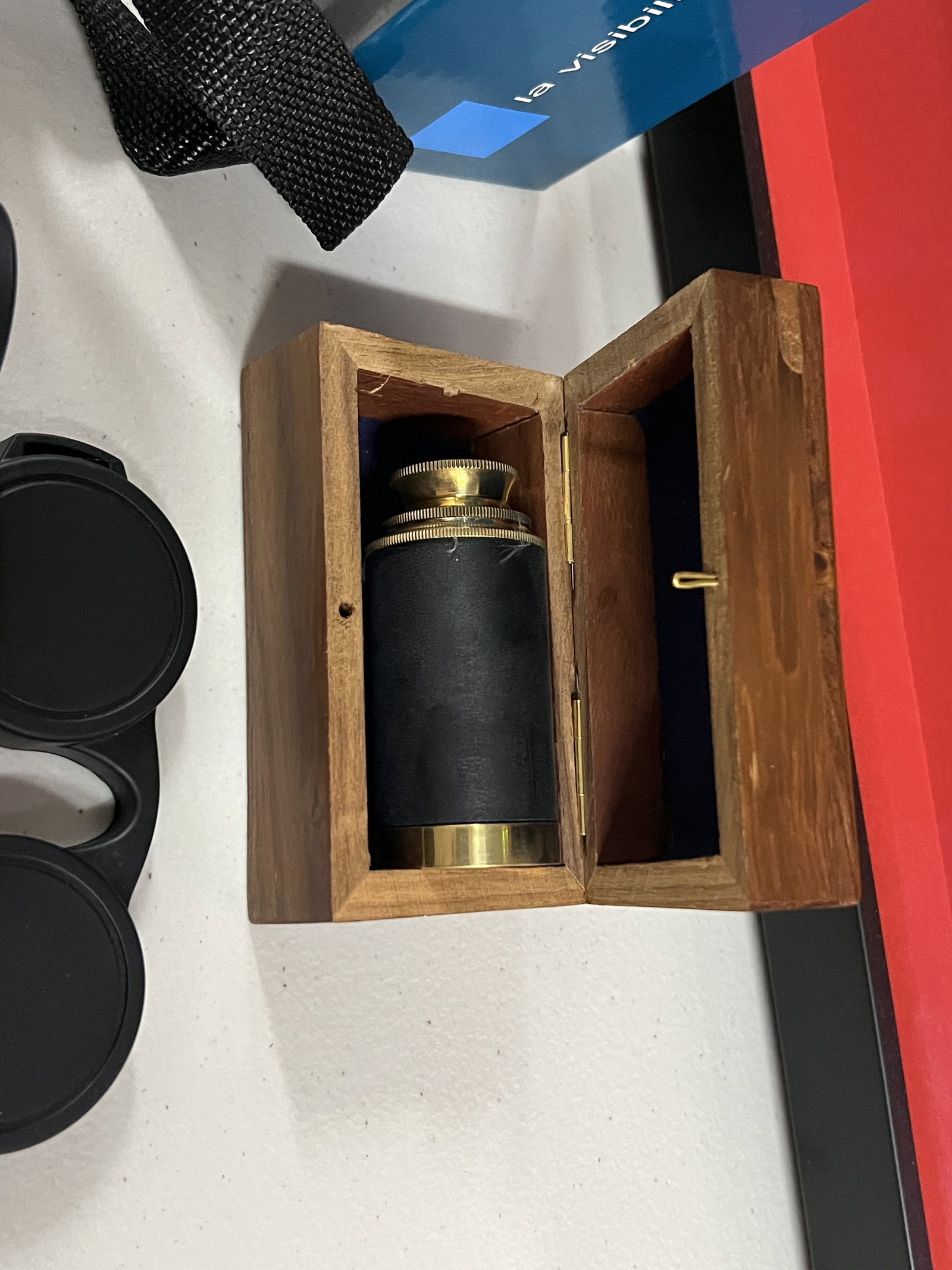 Waterproof Binoculars and Brass Looking Glass - 3