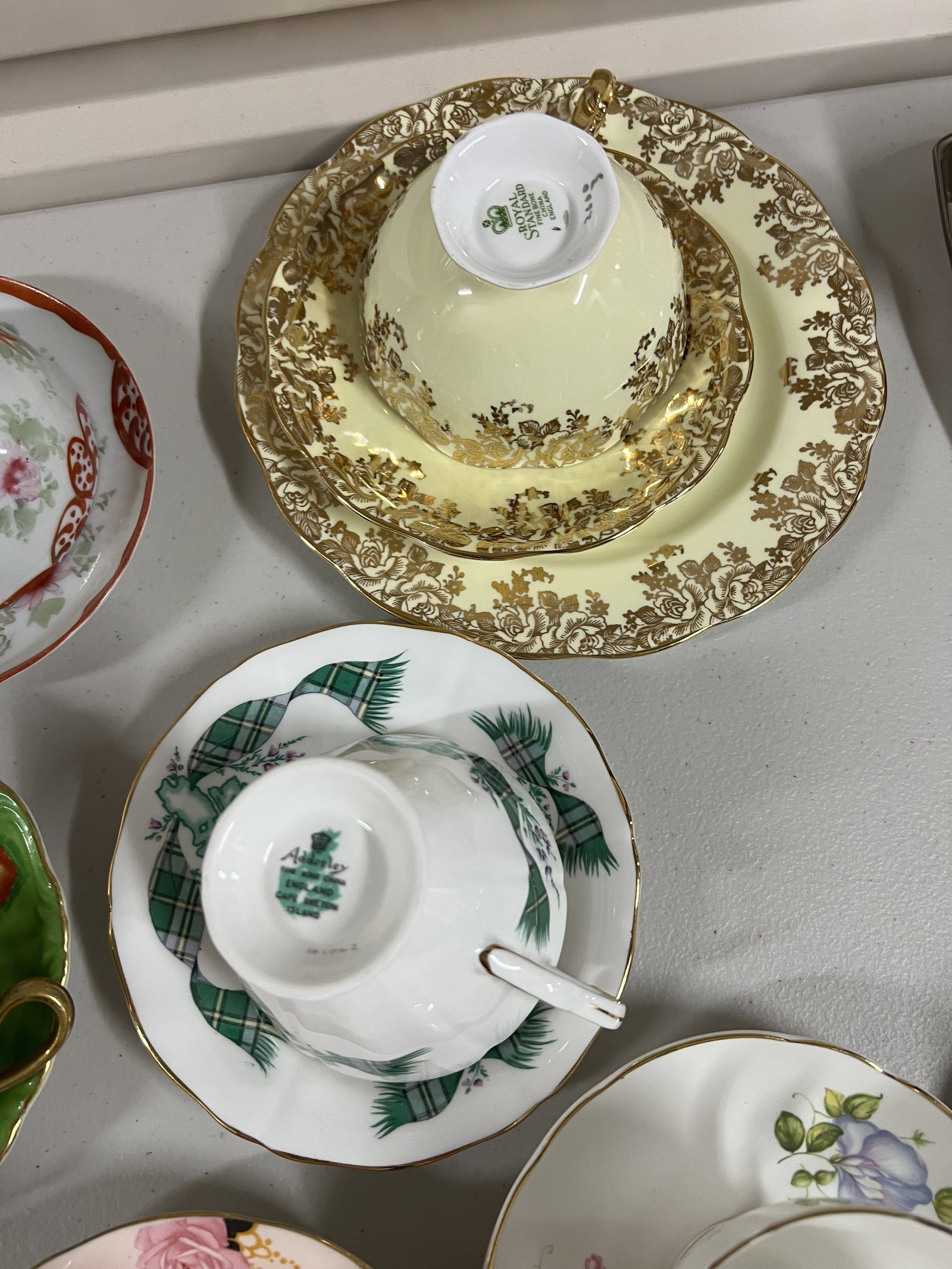 Large Grouping of English Teacups - 19