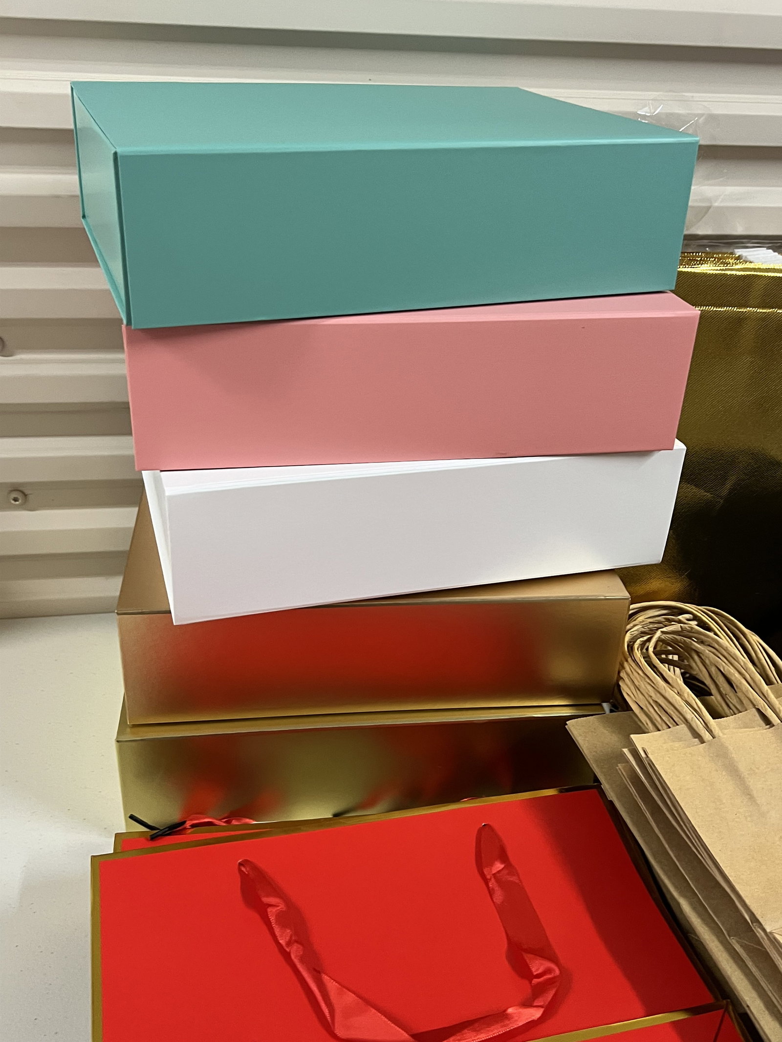 Large grouping of Gift Bags and Boxes - 6