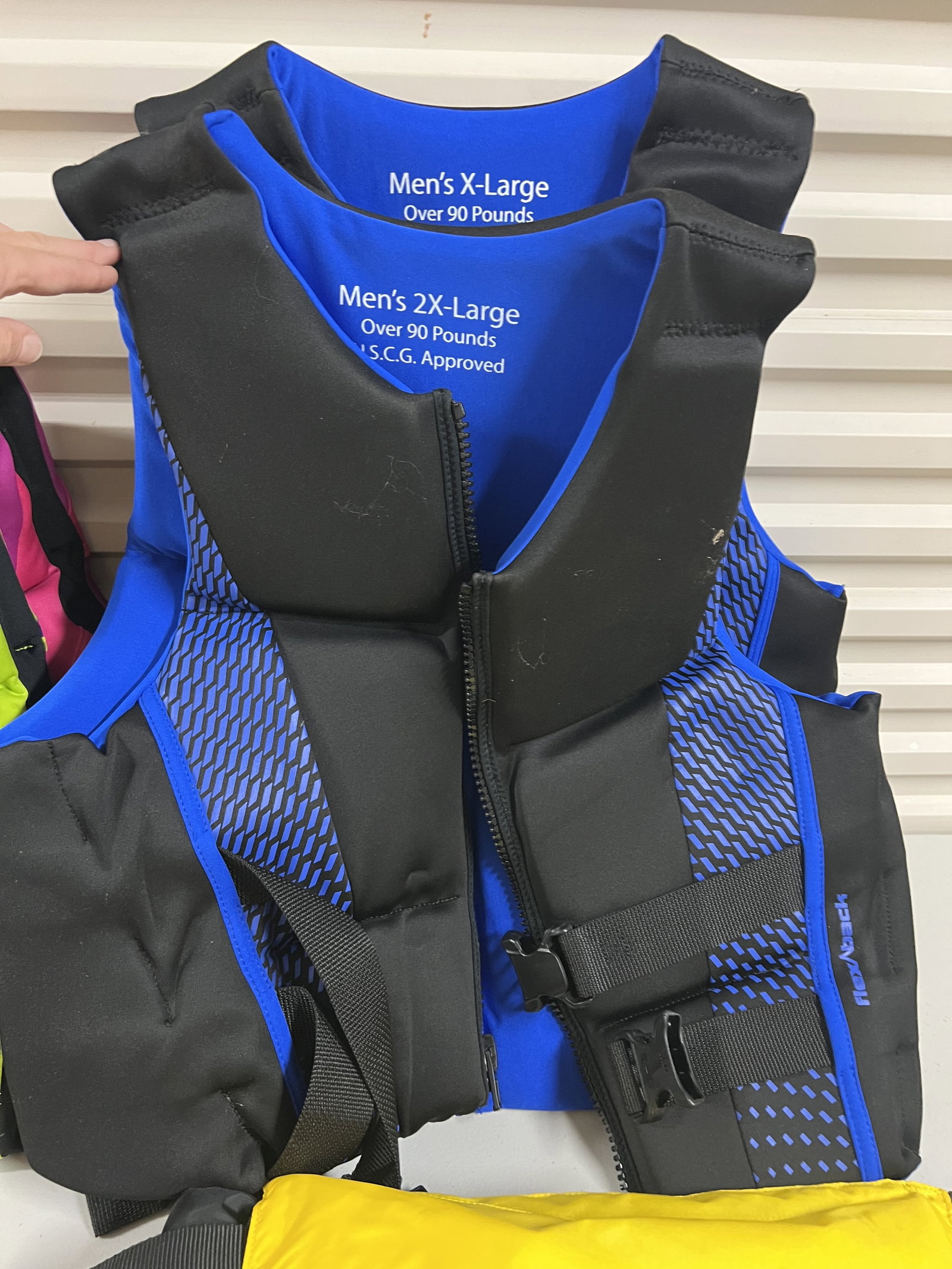 (7) West Marine Life Jackets - 6