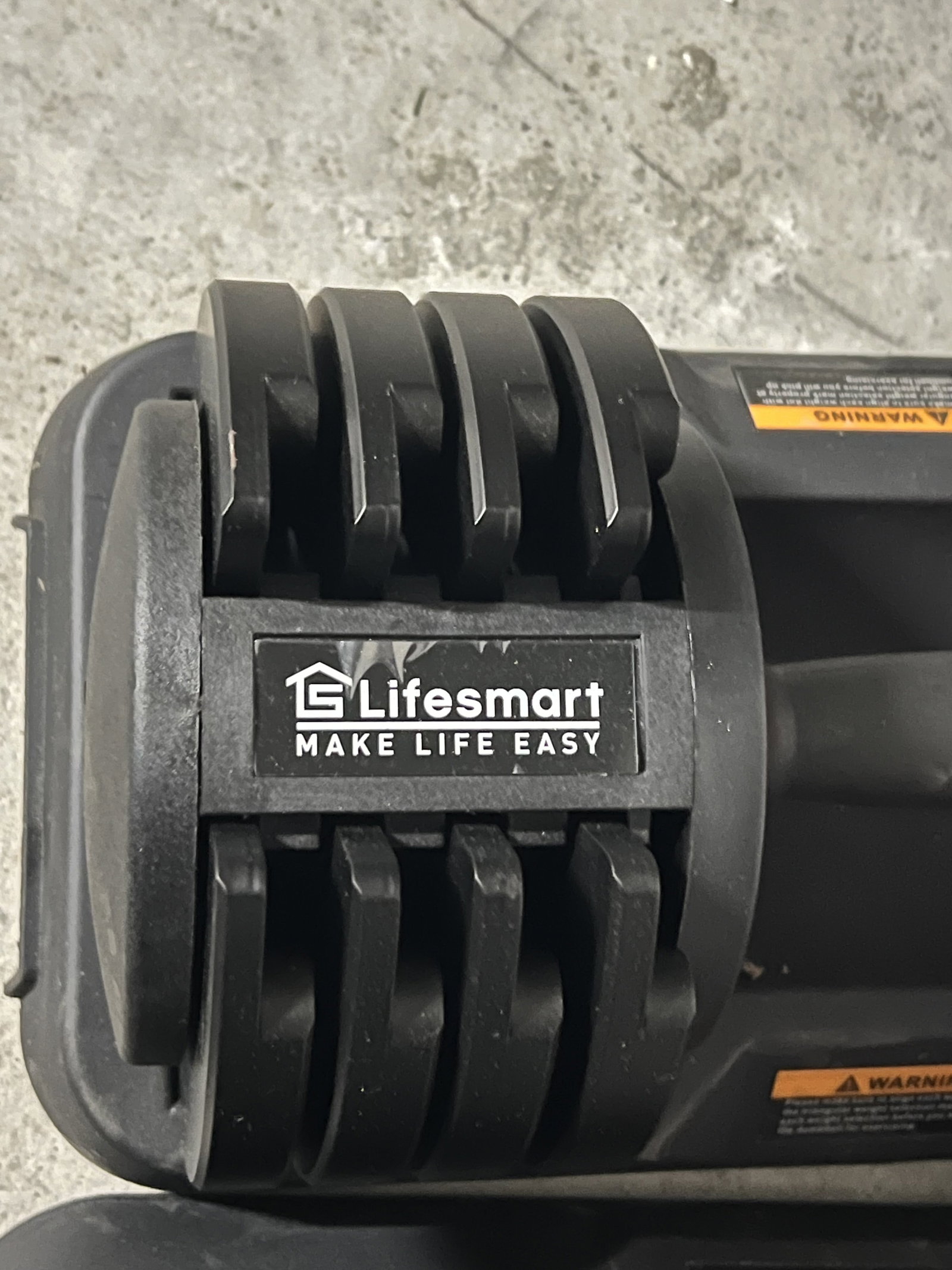 (2) Lifesmart Adjustable Dumbbell Set - 2