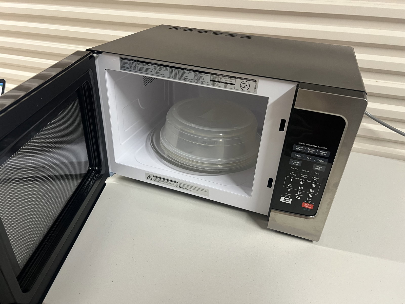 Toshiba Stainless Steel Microwave - 3