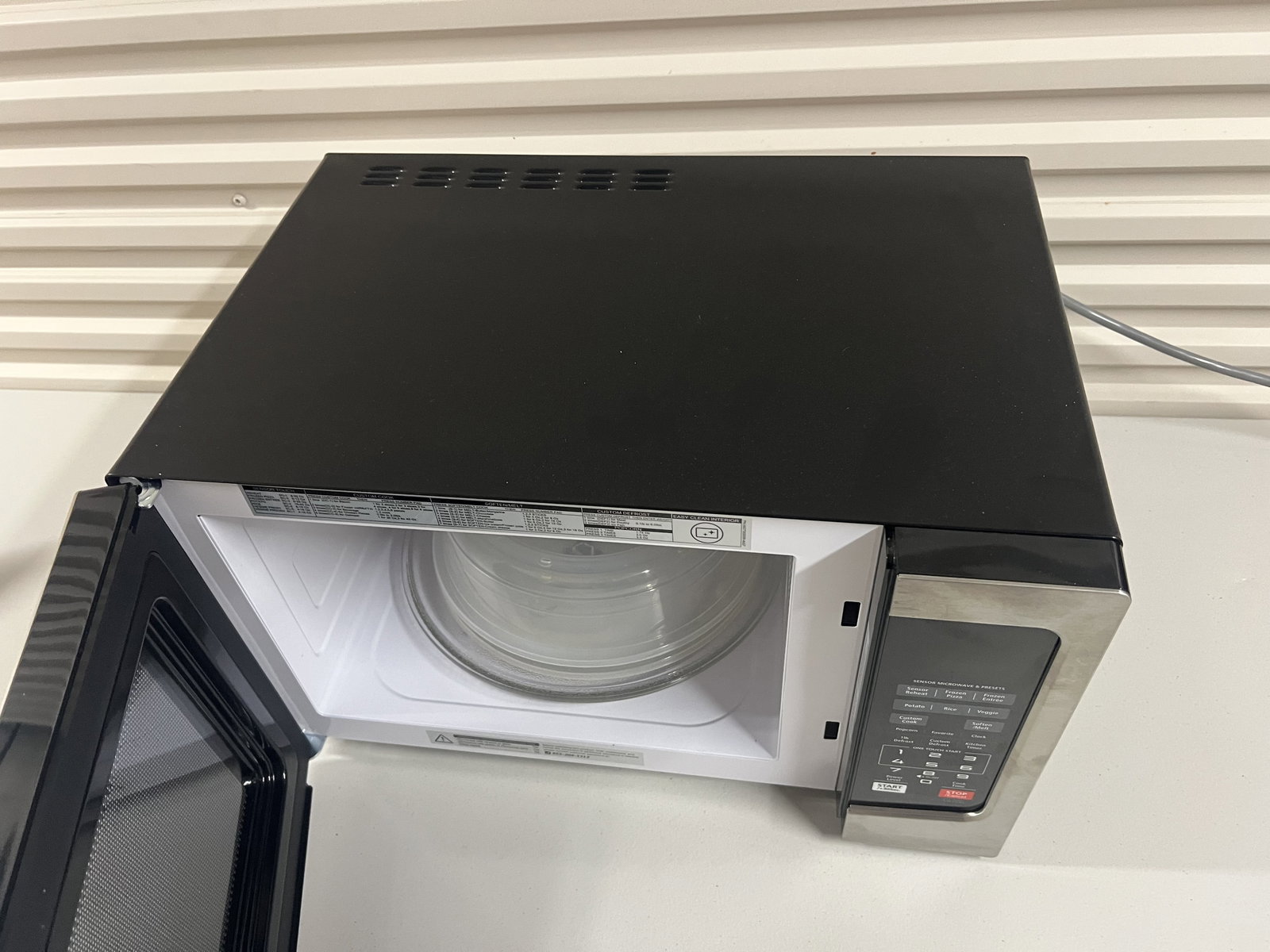 Toshiba Stainless Steel Microwave - 4
