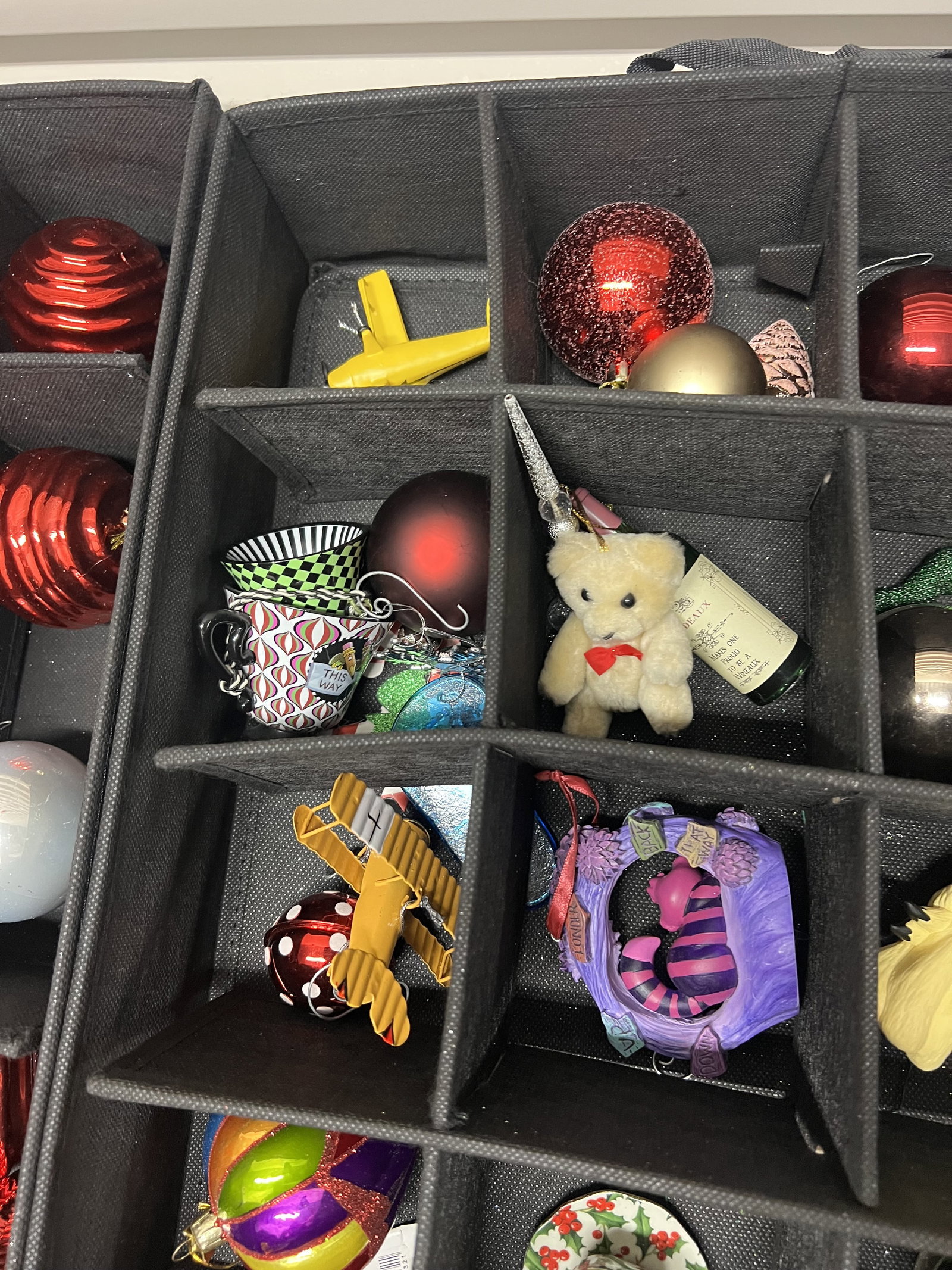 Glass Christmas Ornaments in TreeKeeper Case - 7