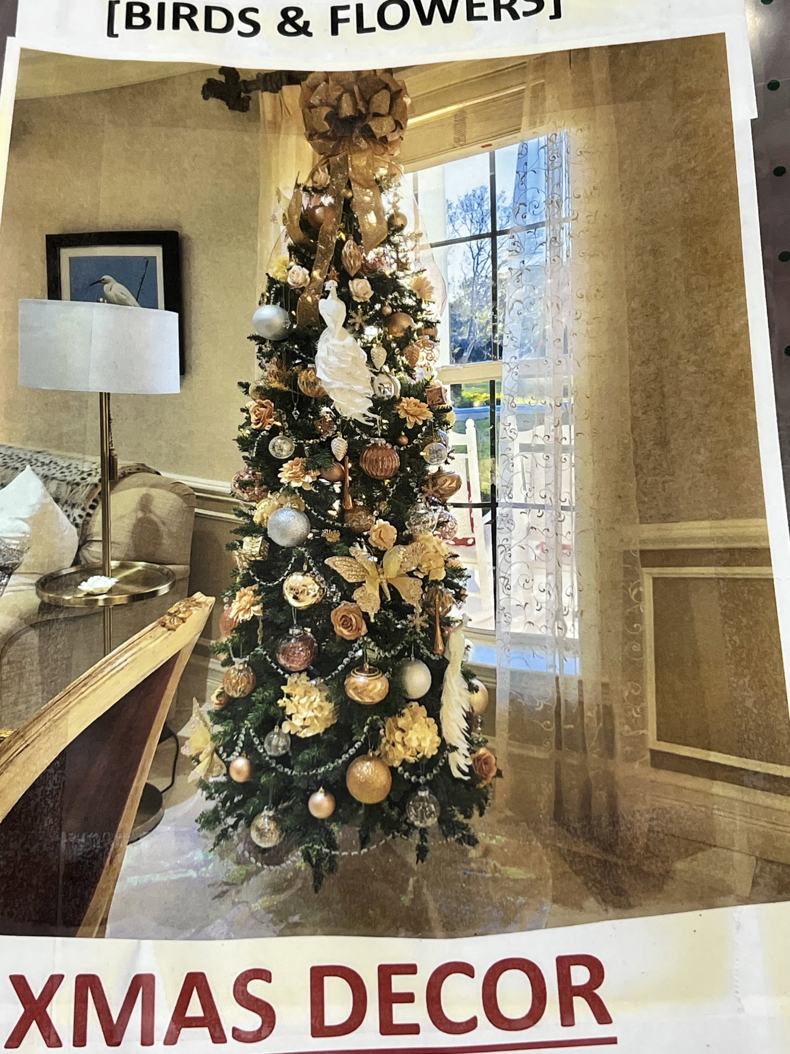 (2) Bins of Pink and Rose Gold Christmas Decorations - 2