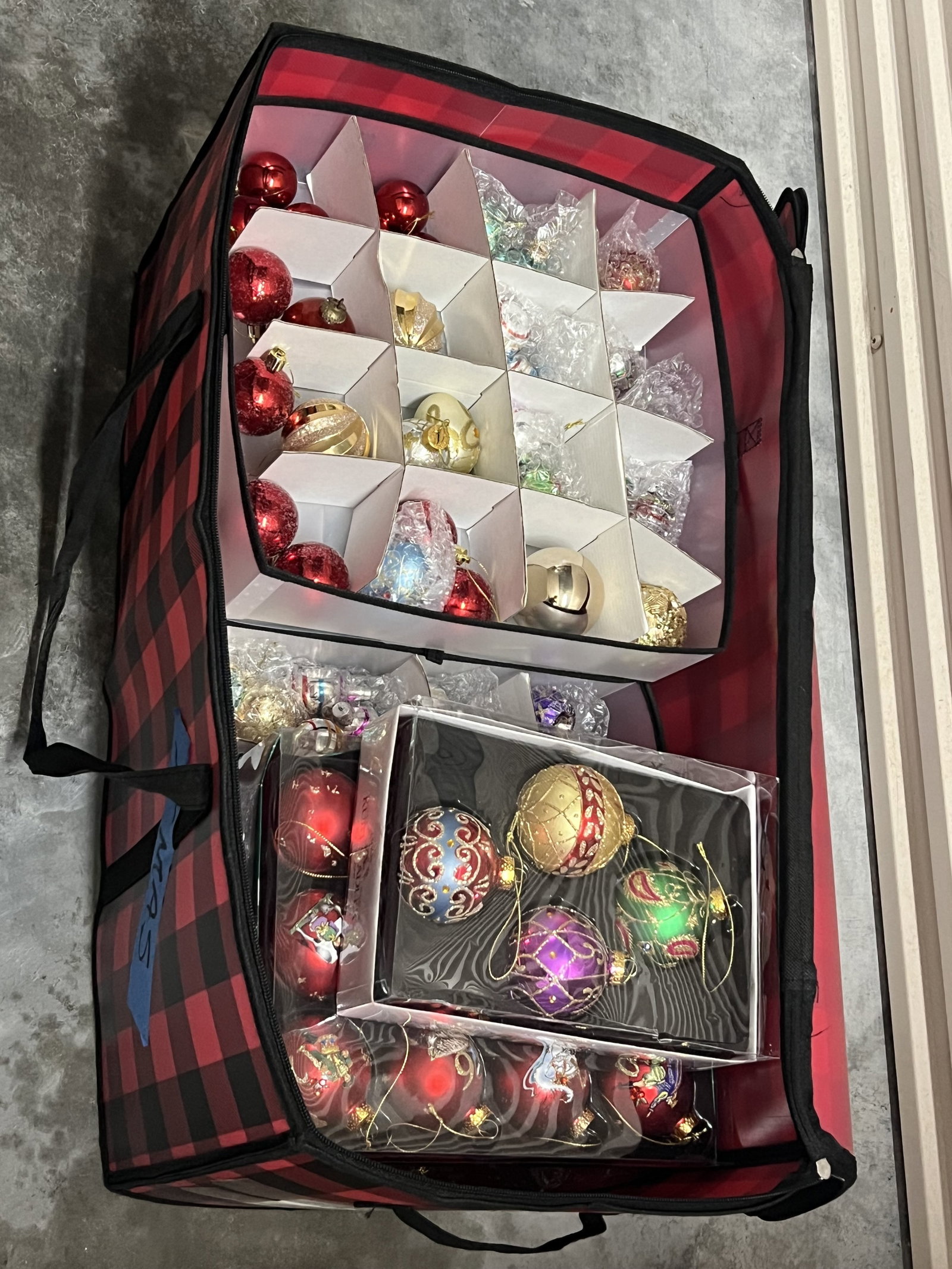 Glass Christmas Ornament Grouping - 11