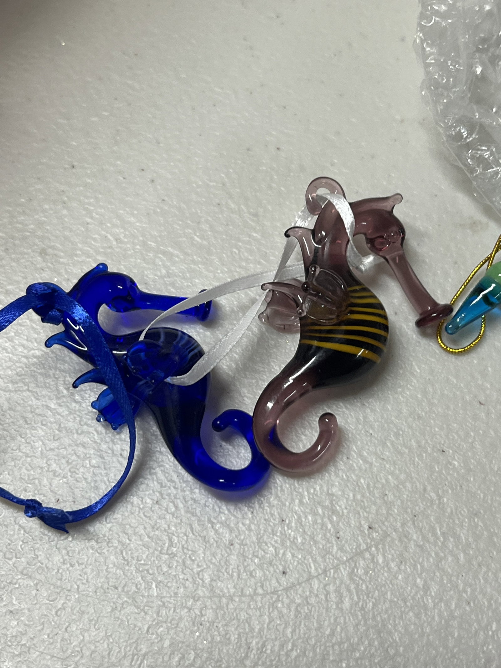 Glass Christmas Ornament Grouping - 2