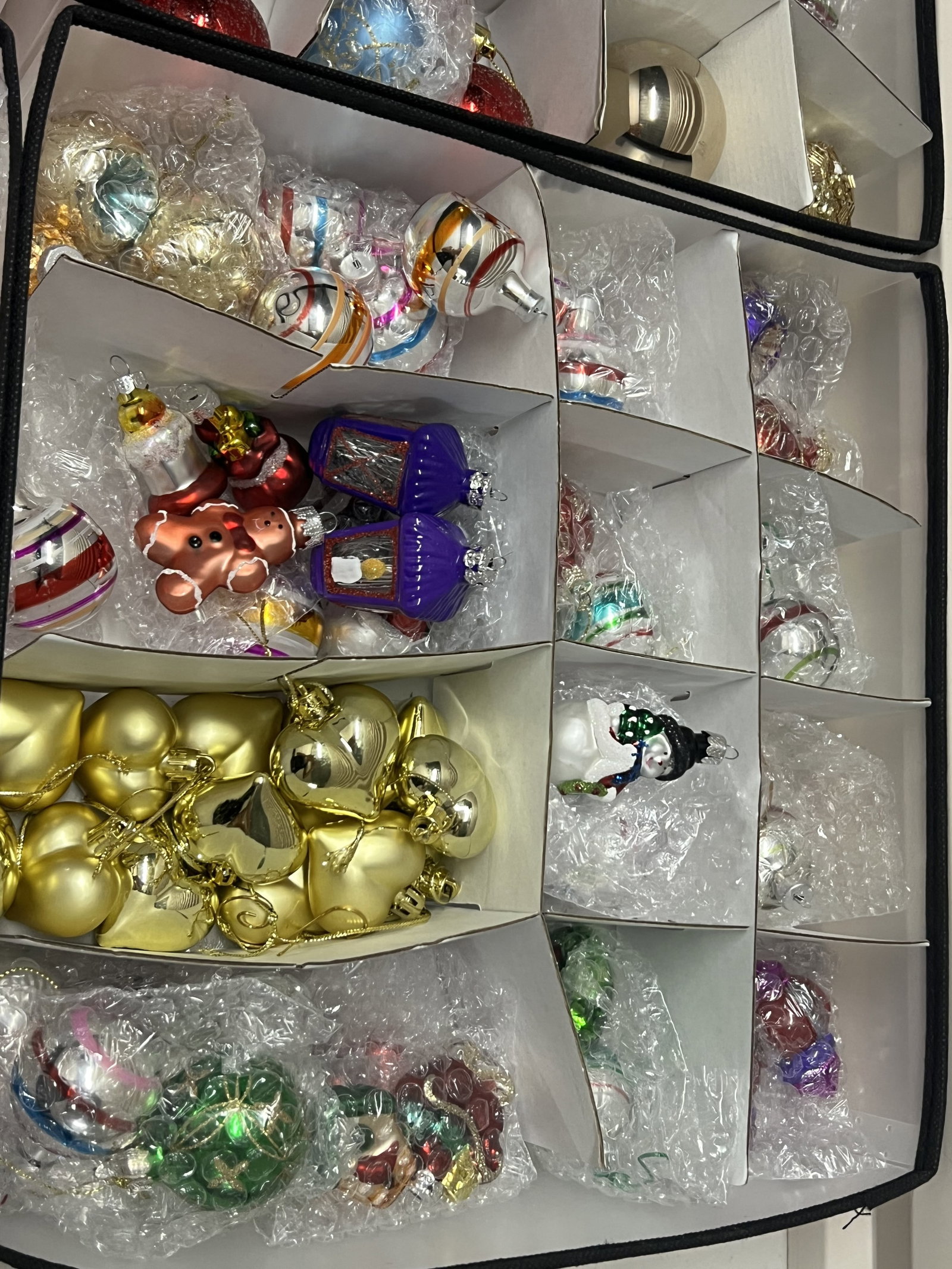 Glass Christmas Ornament Grouping - 6