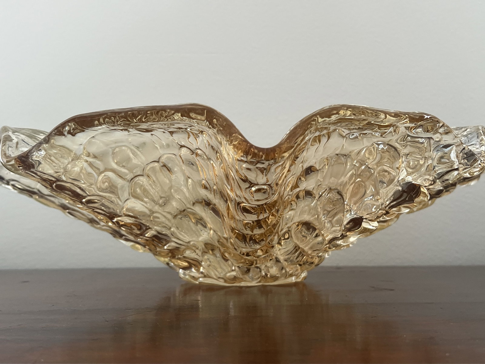 Large Murano Style Art Glass Bowl - 4