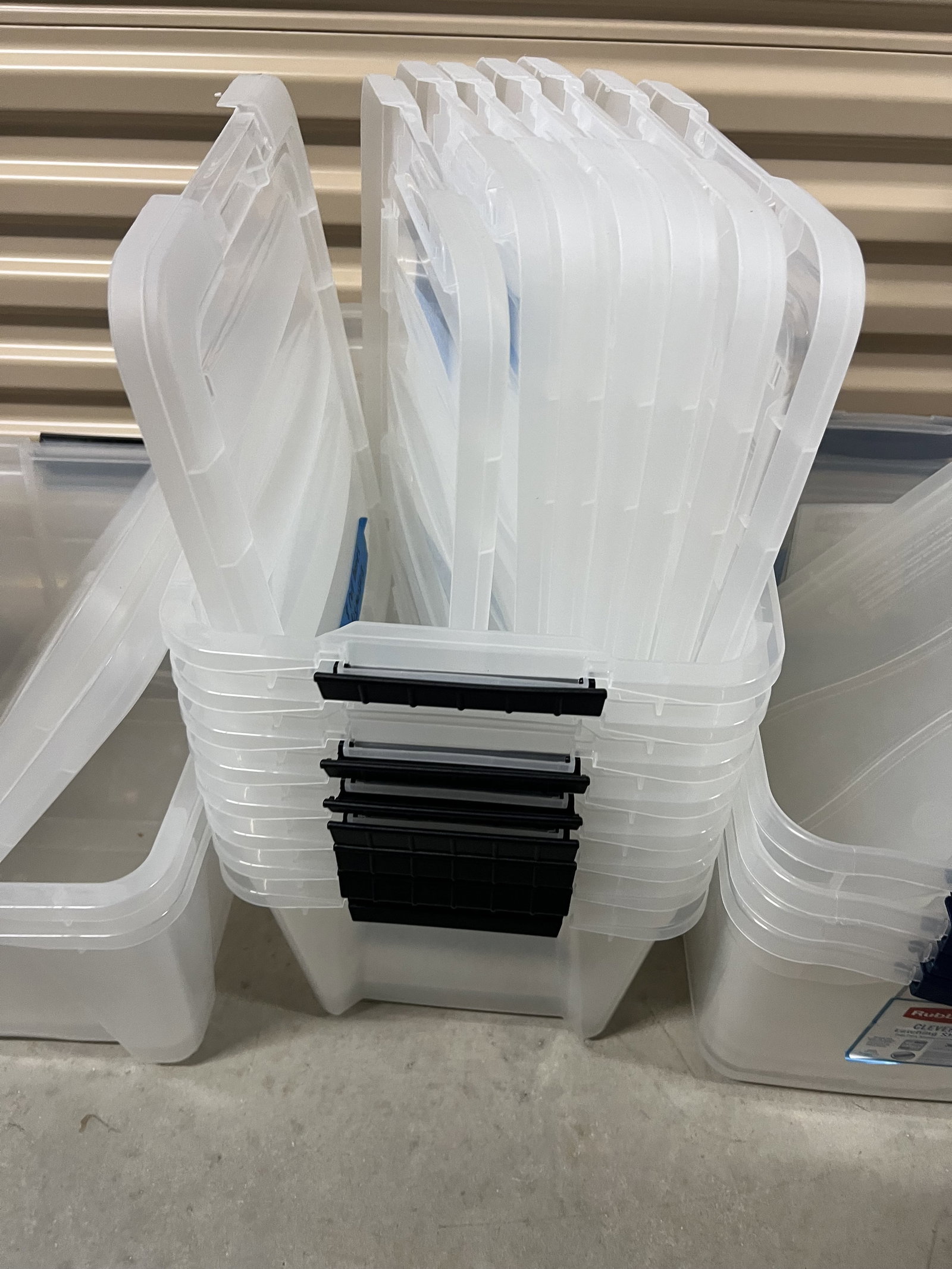(29) Clear Storage Bins - 5