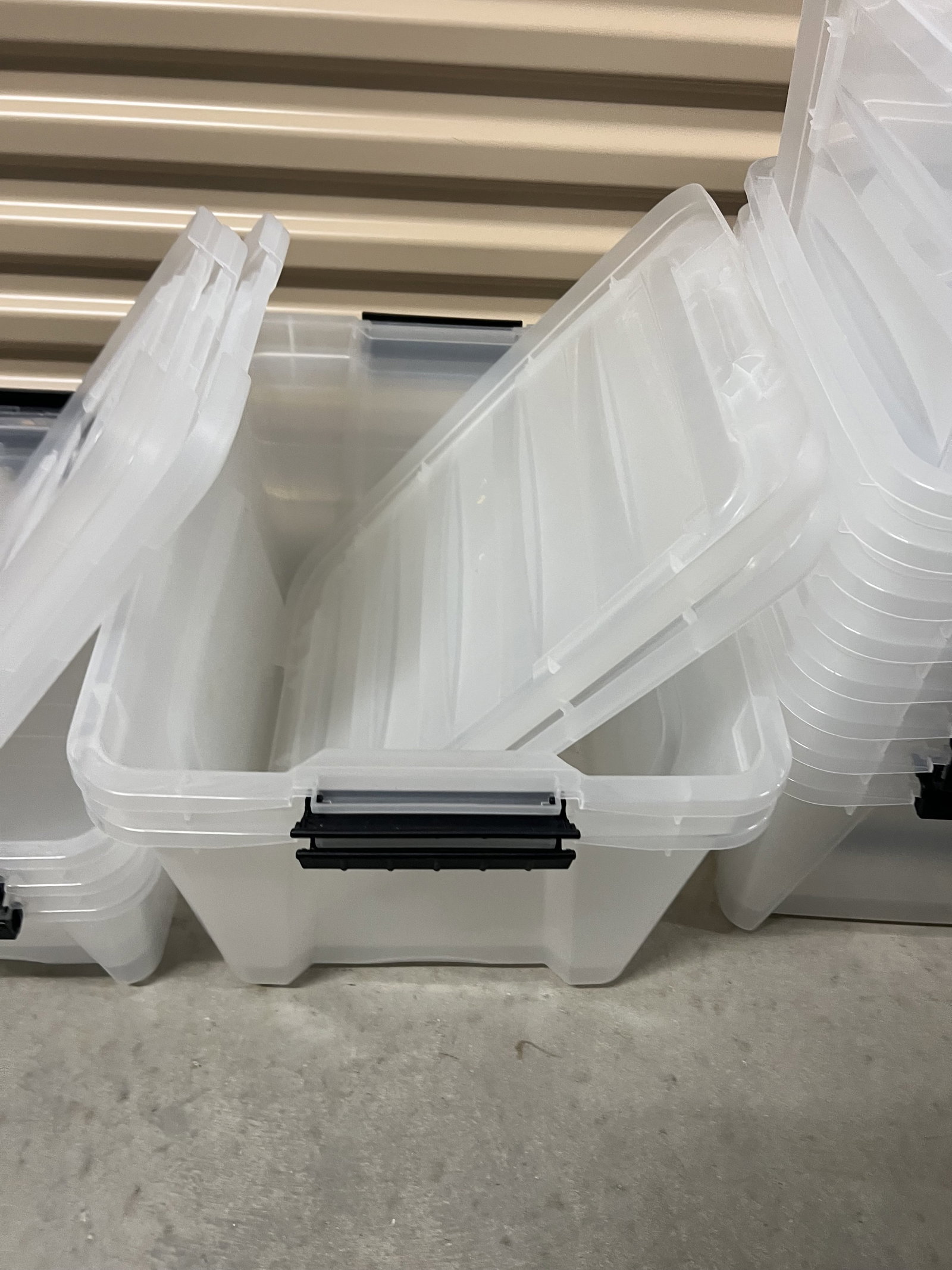 (29) Clear Storage Bins - 6