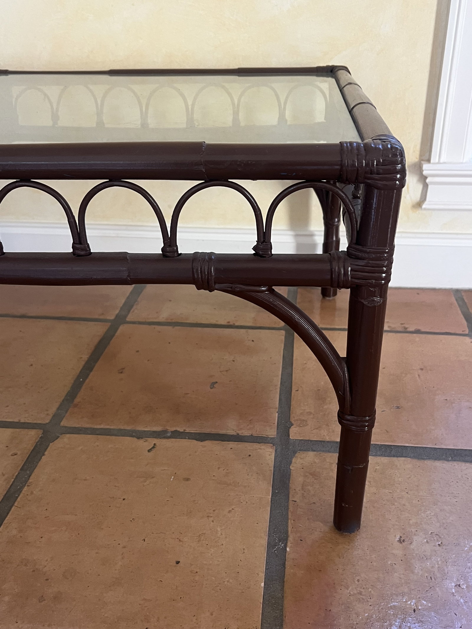 Bamboo Rattan Coffee Table - 2