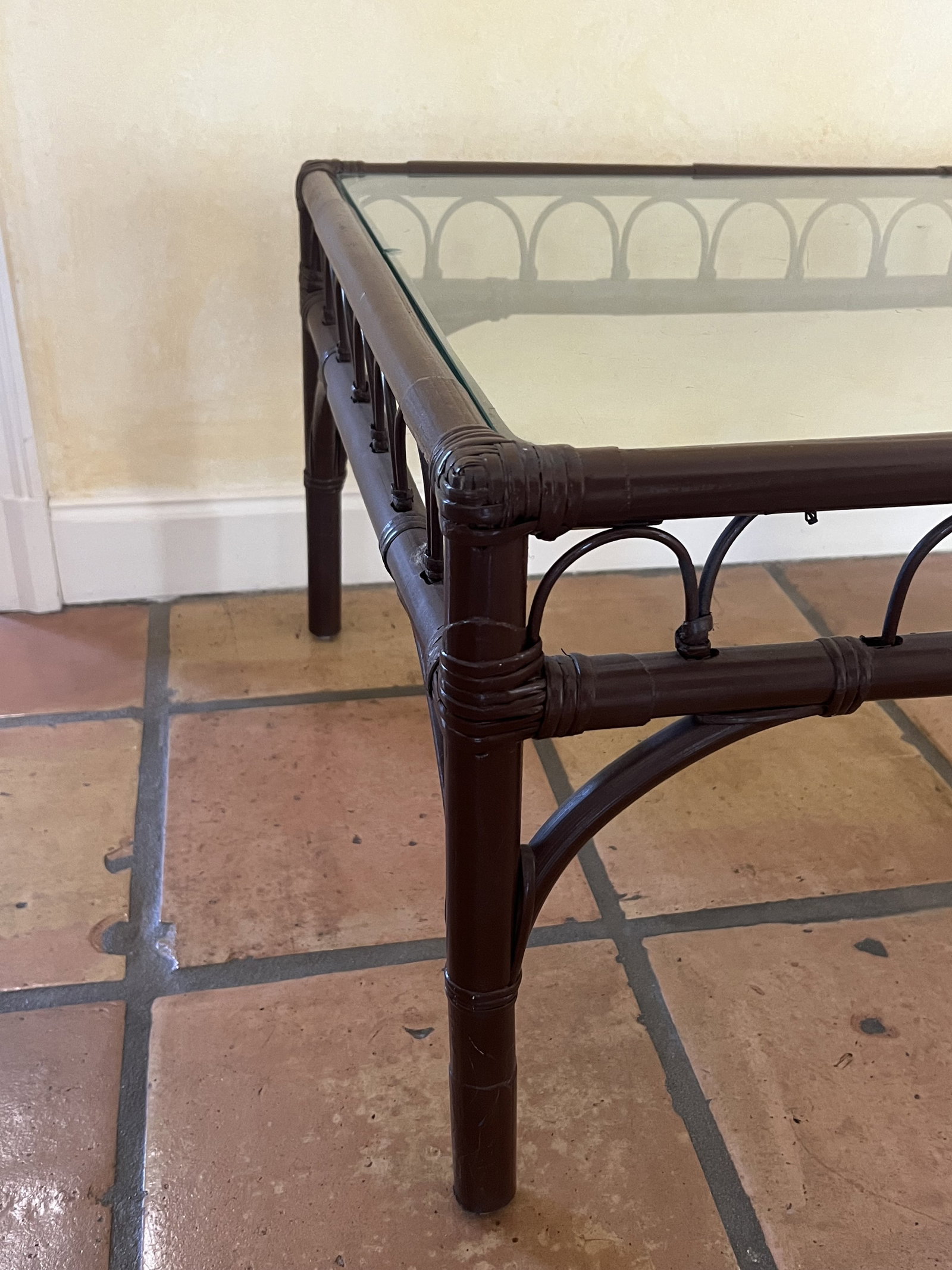 Bamboo Rattan Coffee Table - 4