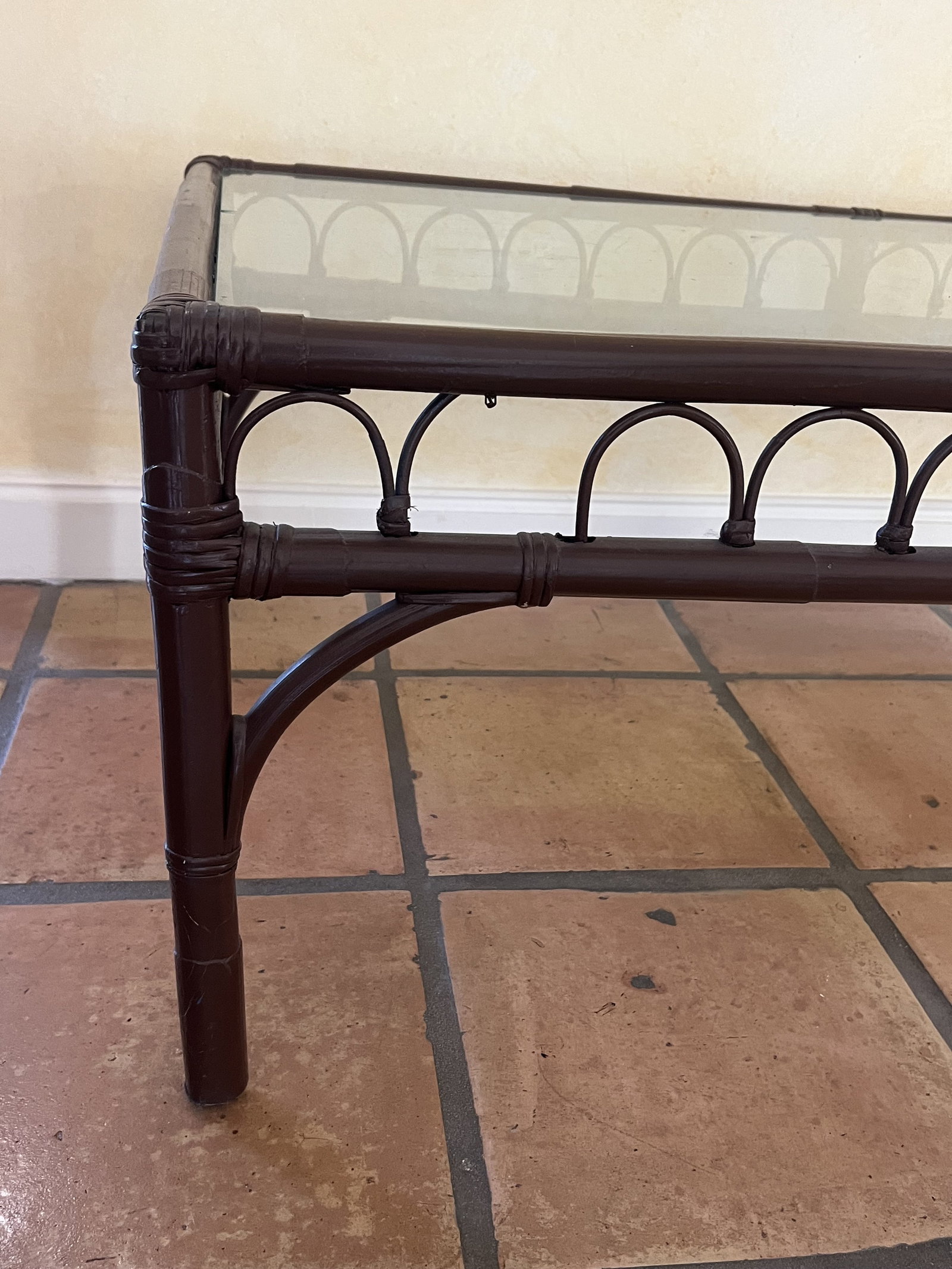 Bamboo Rattan Coffee Table - 5