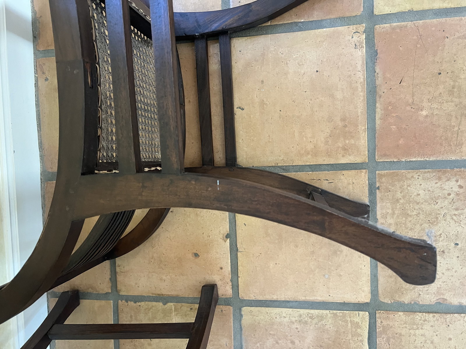 Pair of Indonesian Wood and Cane Stools - 9