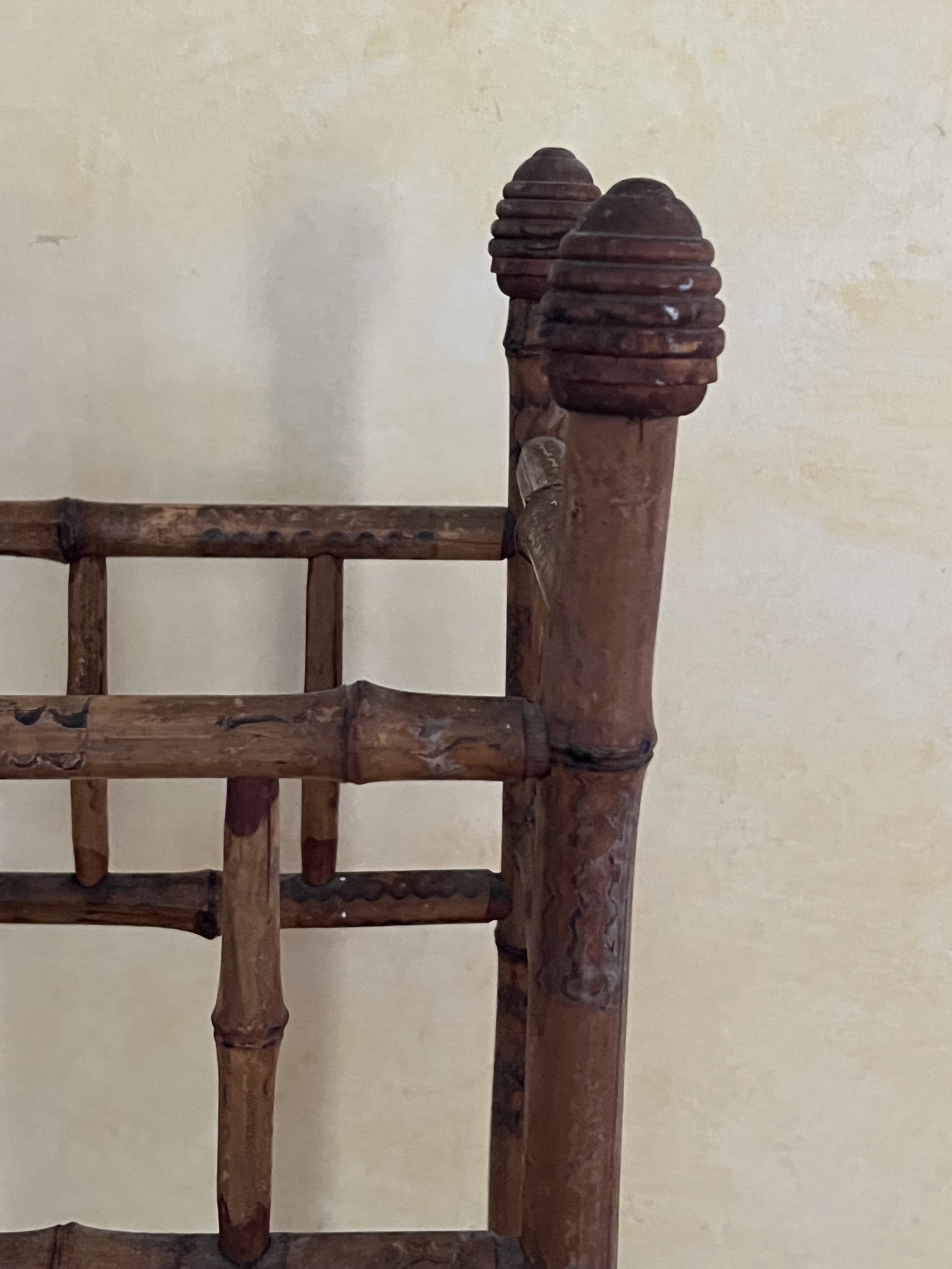 Antique Bamboo Umbrella Stand - 2