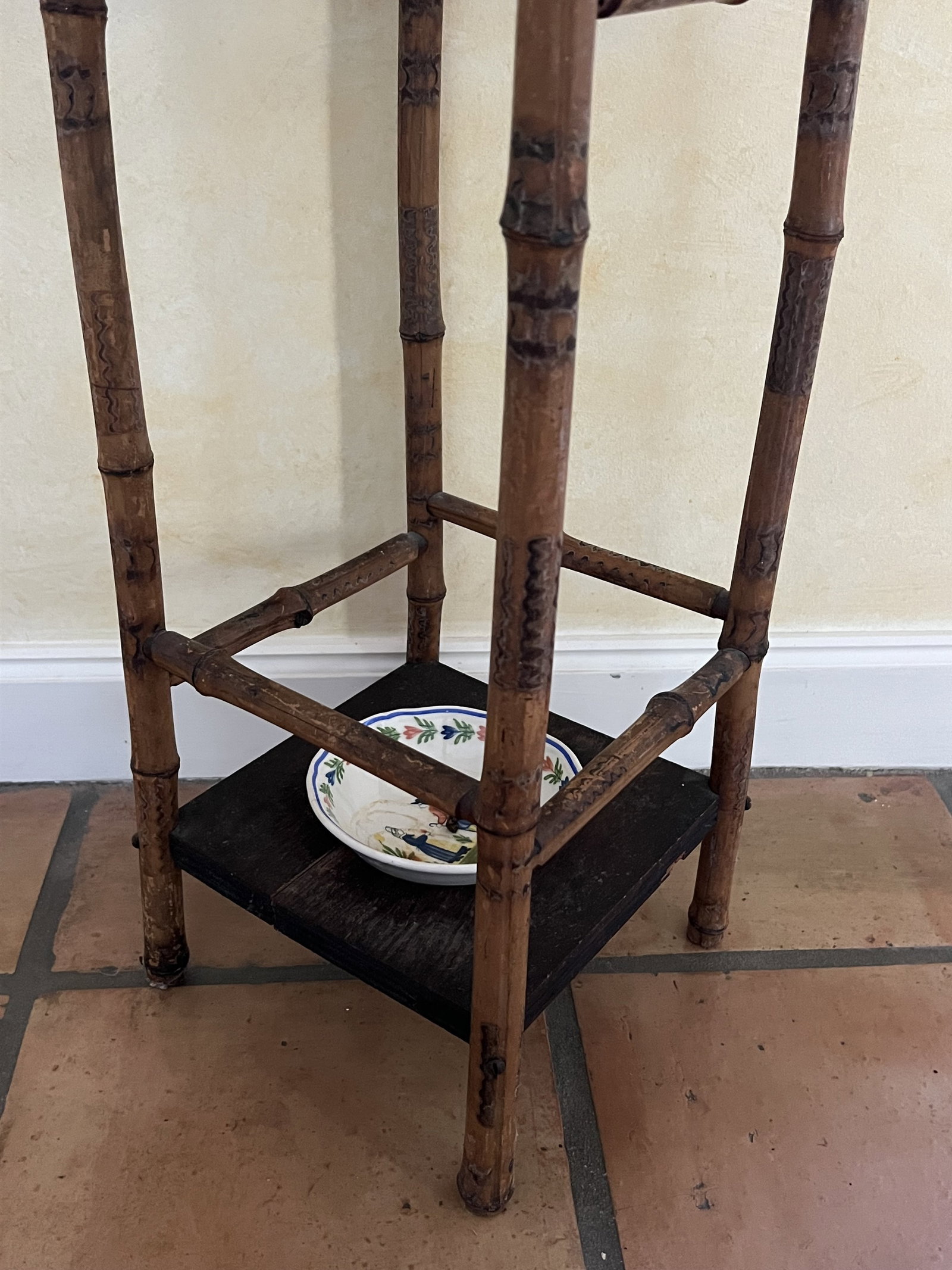 Antique Bamboo Umbrella Stand - 4