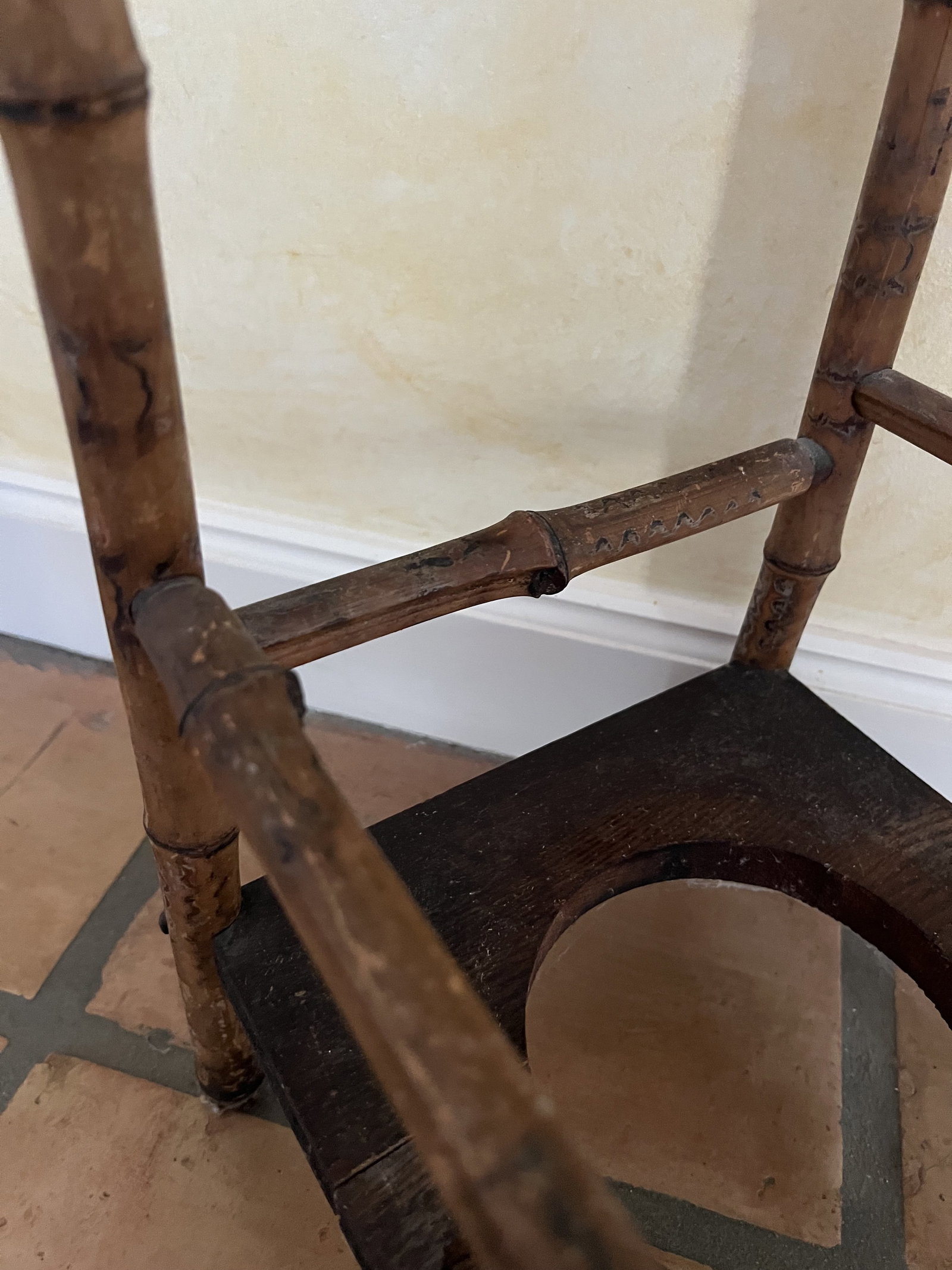 Antique Bamboo Umbrella Stand - 5