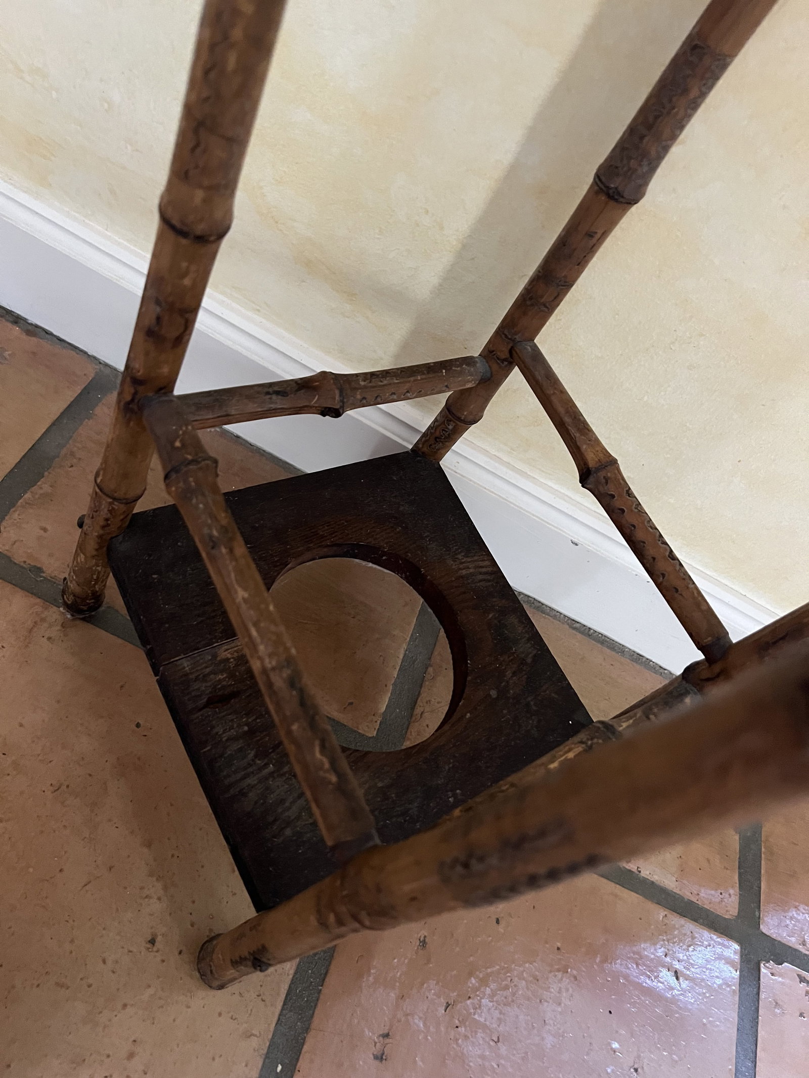Antique Bamboo Umbrella Stand - 6