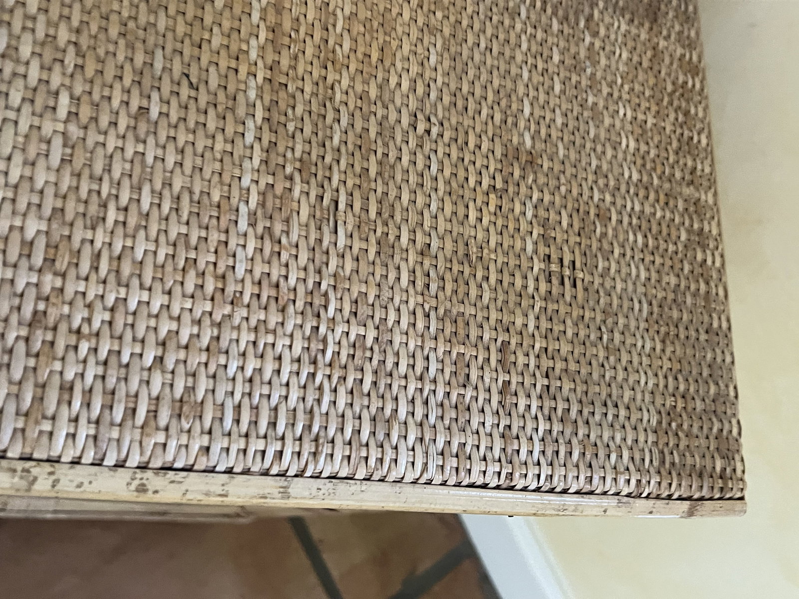 Bamboo Rattan Nightstand - 5