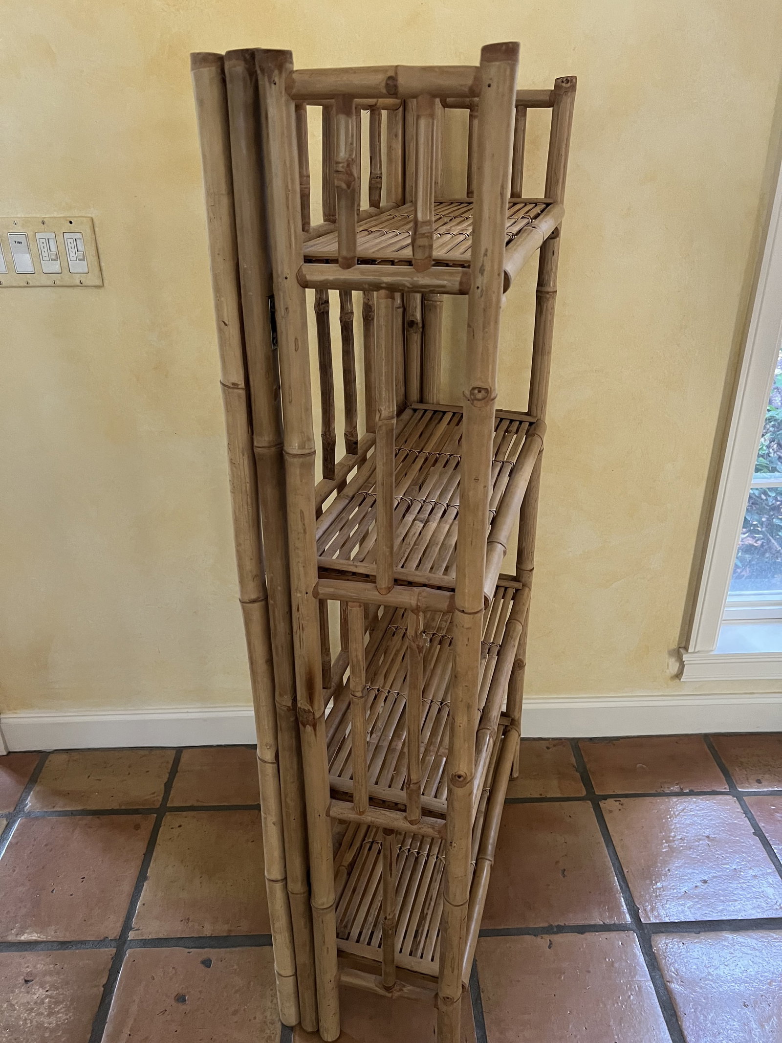 Folding Bamboo Bookshelf - 4