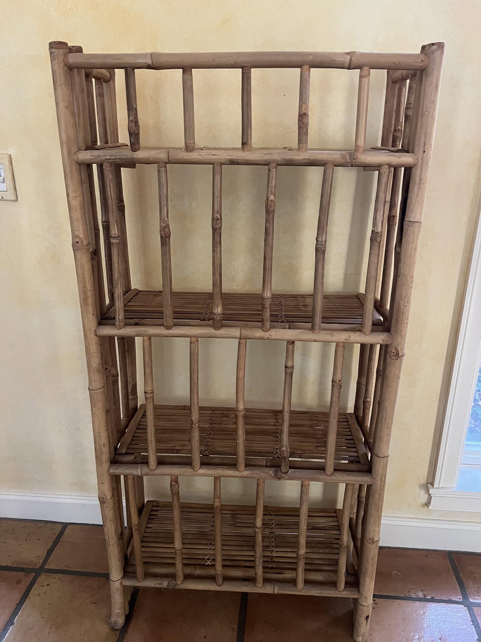 Folding Bamboo Bookshelf - 5