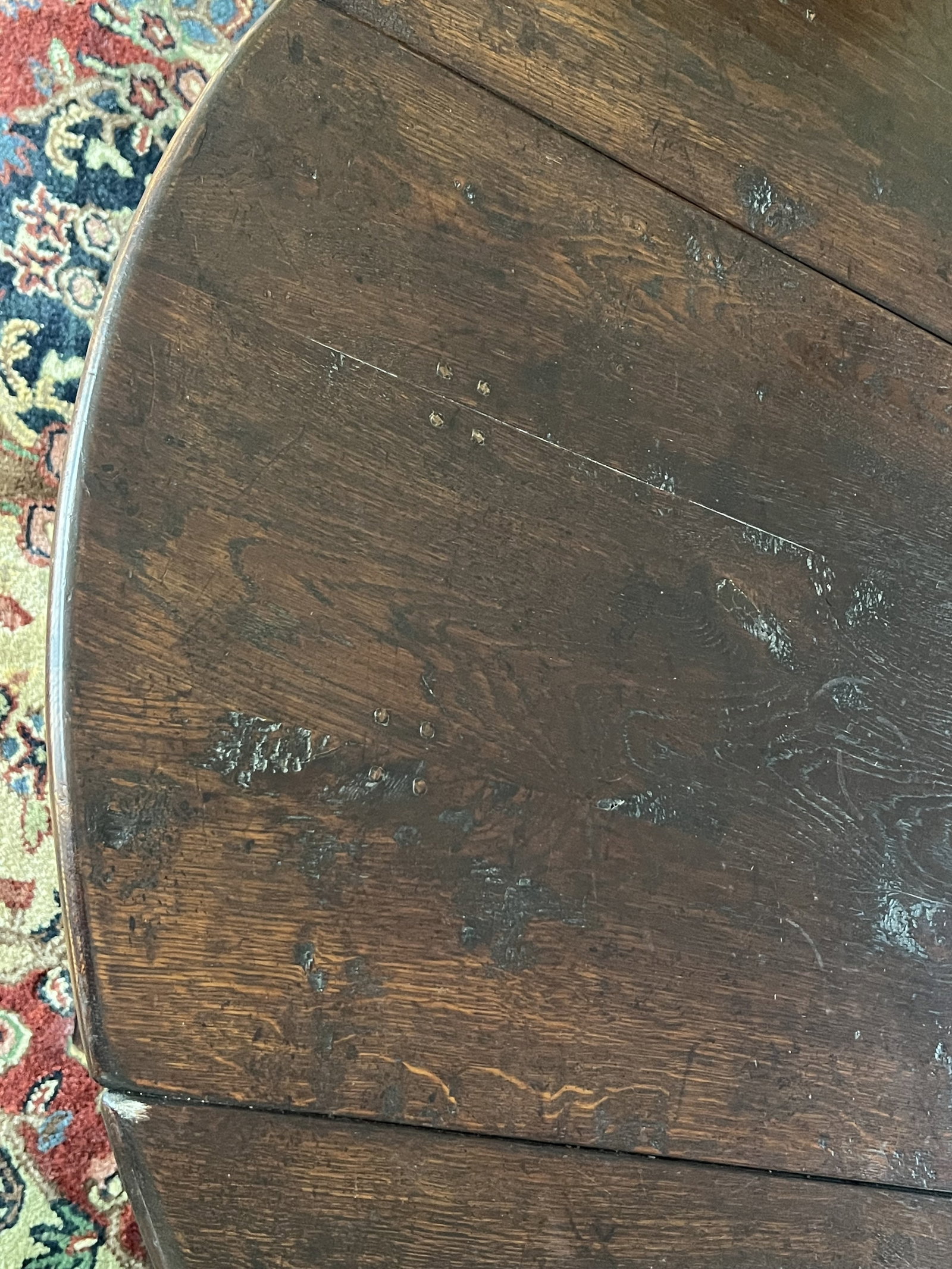 Long Gate Leg Drop Leaf Table - 2